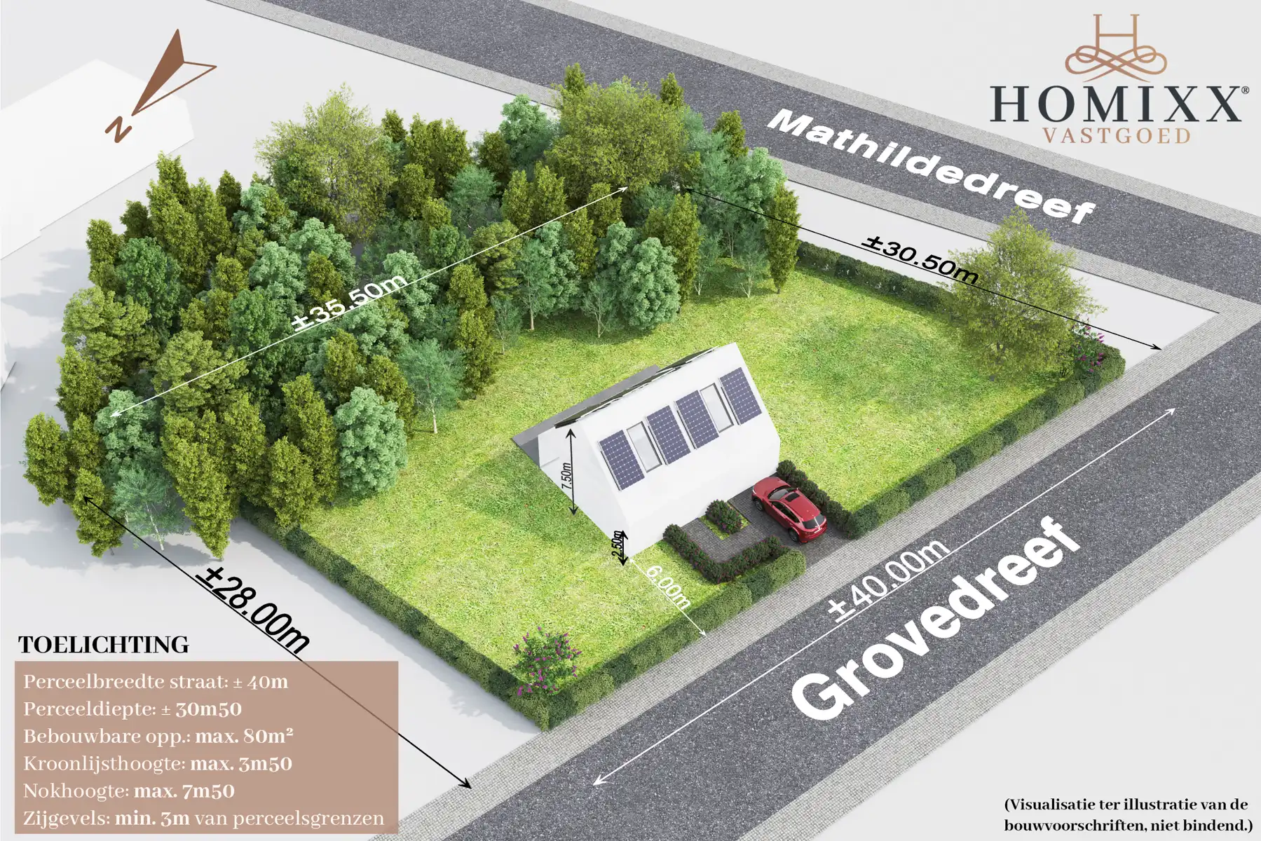 Prachtige bouwgrond van 10 are in bosrijke omgeving in Schilde foto 2