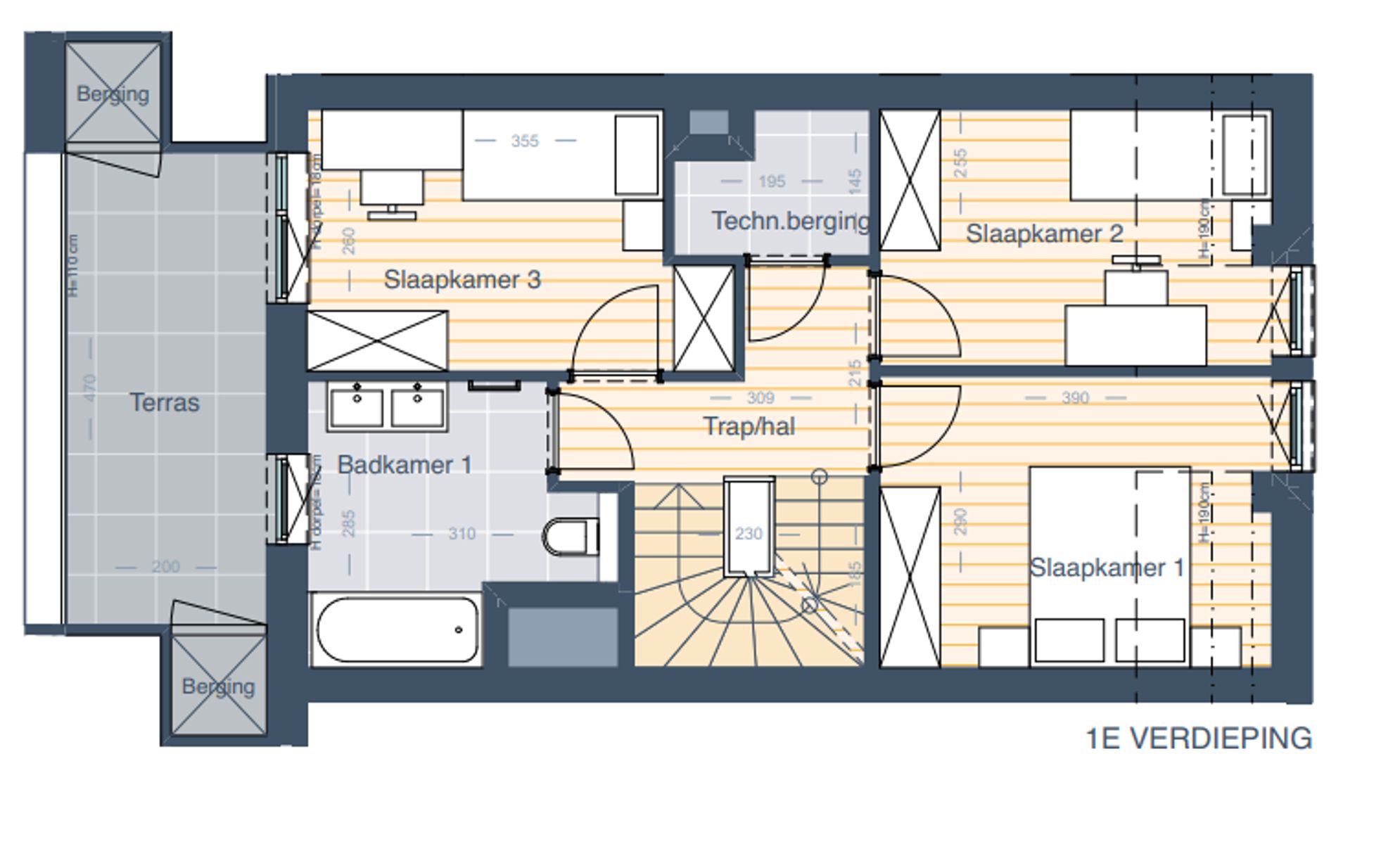 Woning E0.4 - Gesloten bebouwing met 4 slaapkamers foto 3