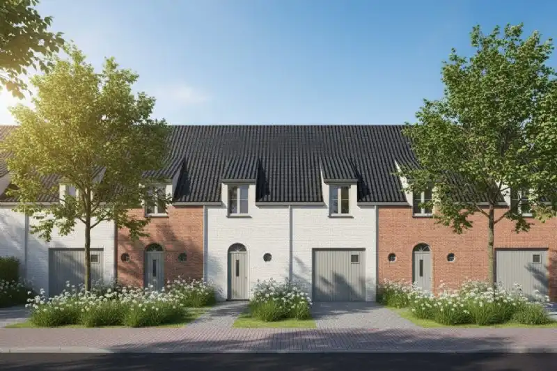 Nieuw te bouwen gesloten woning te Ichtegem. foto {{pictureIndex}}