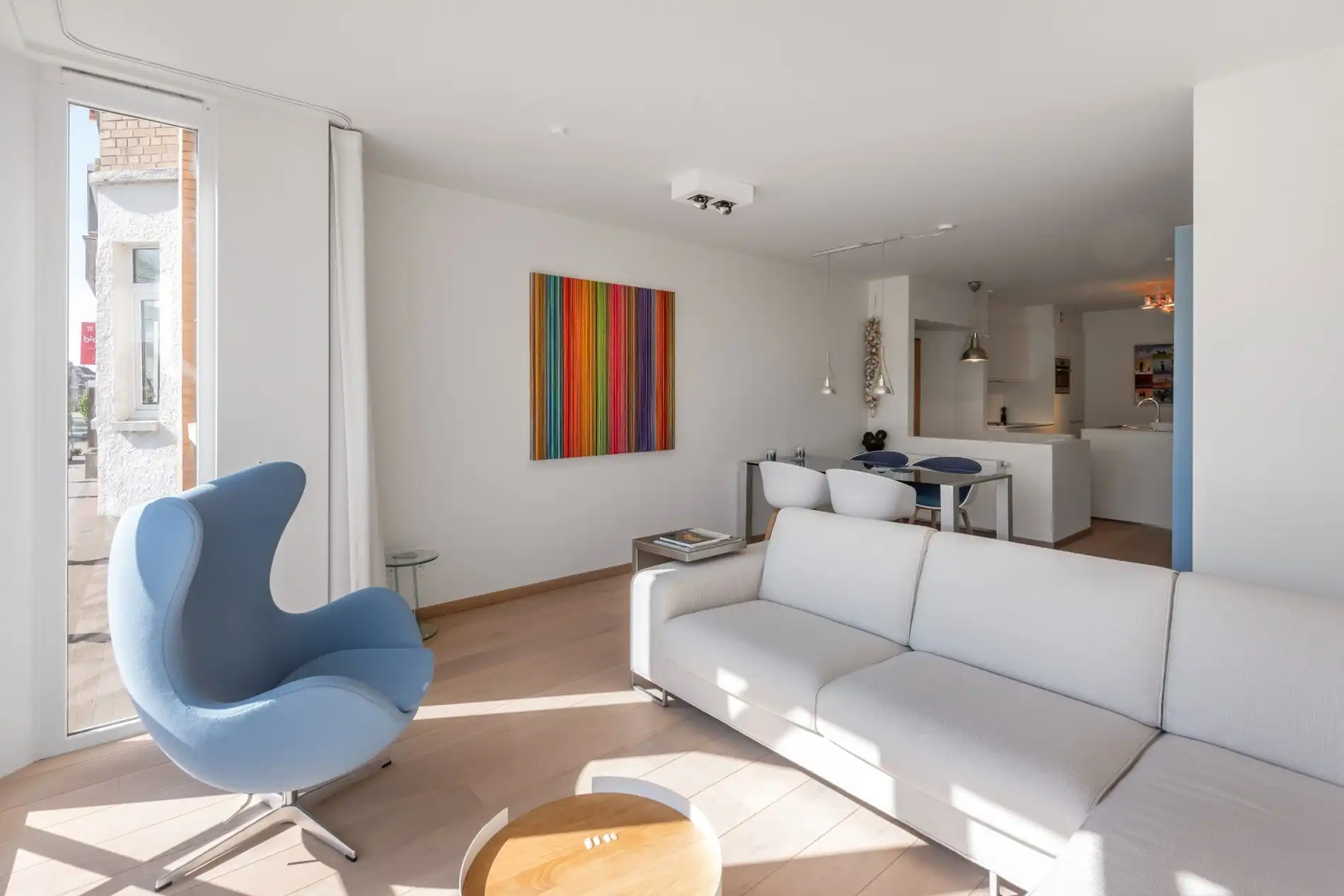 Recent app  gelegen in het commerciële centrum van Knokke-Heist met vrij zicht foto 5