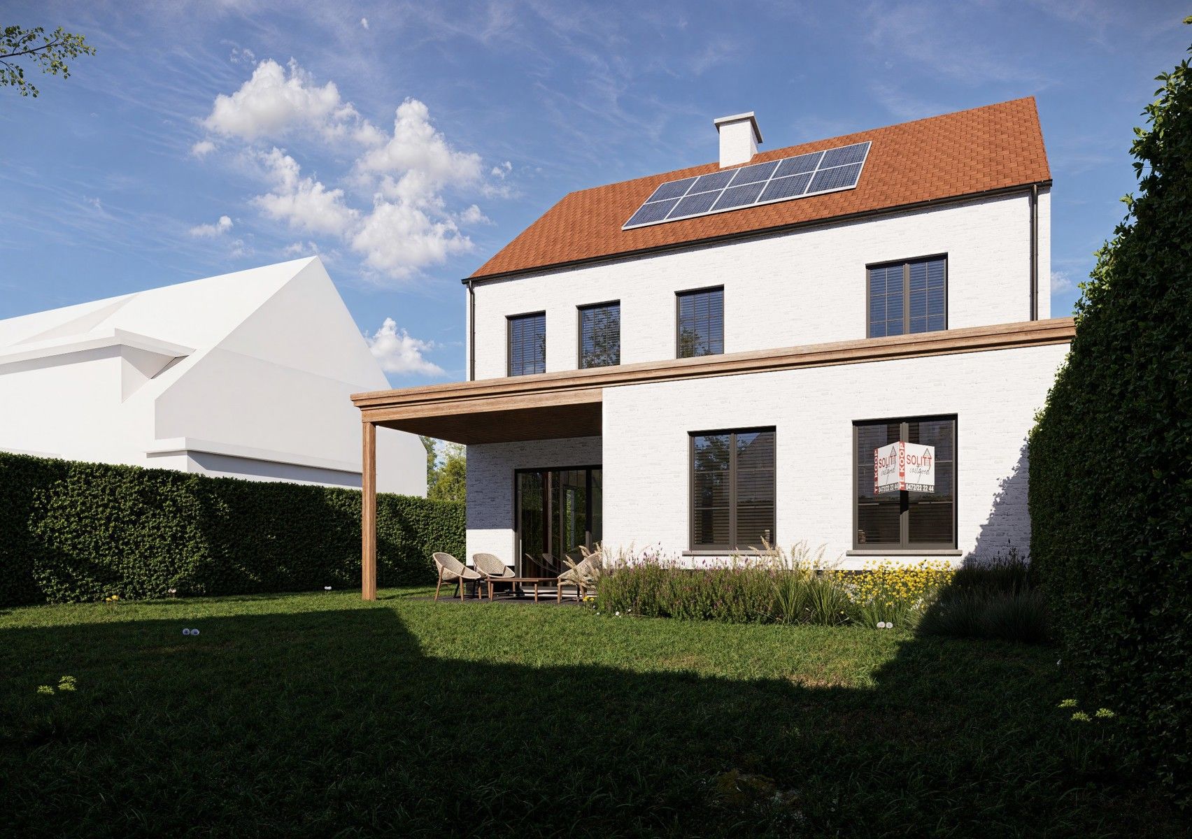 Nieuwbouw OB met 3slpk, bureau, 2bdk, terras en tuin foto 2