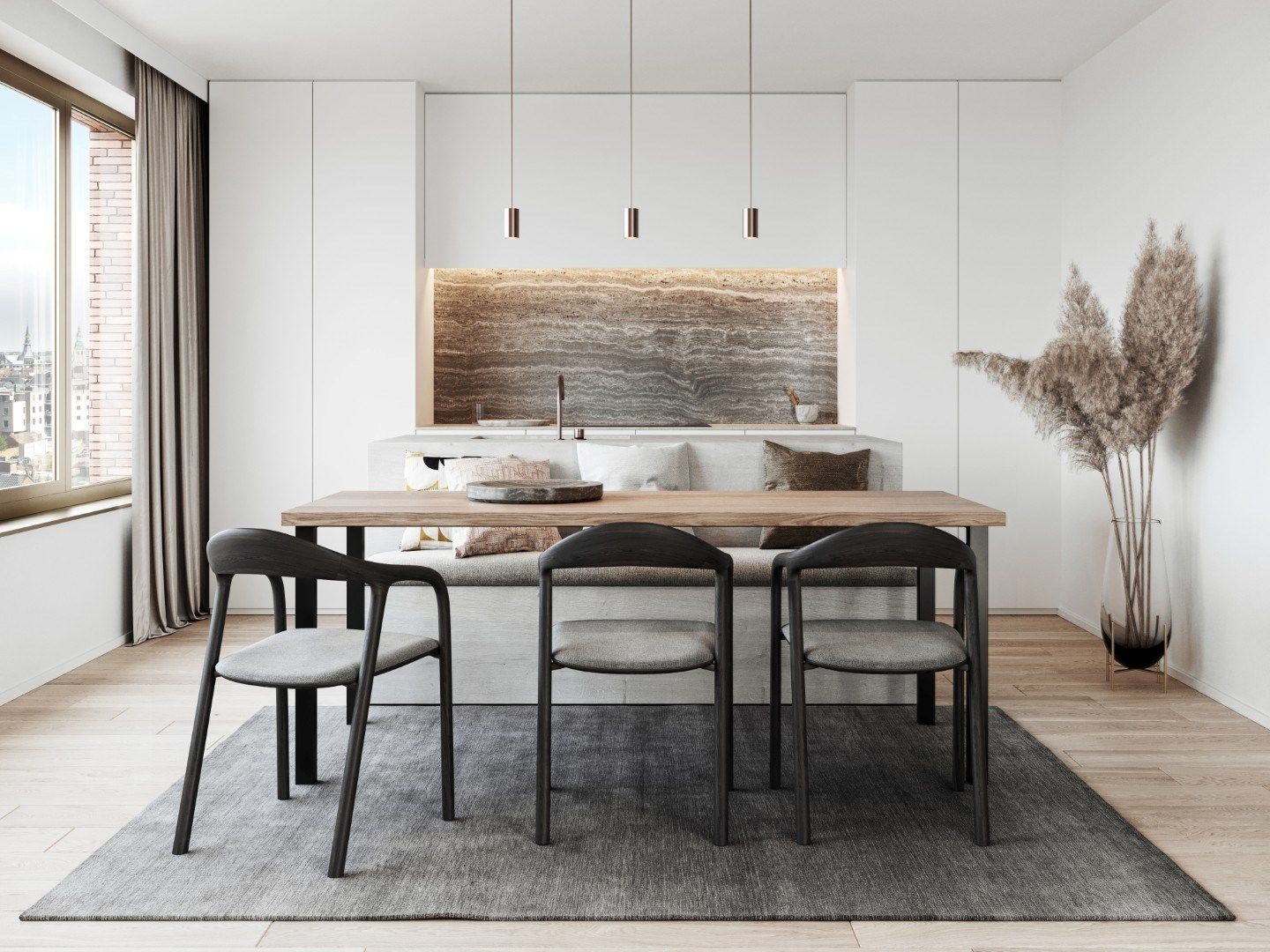 APPARTEMENT met 2 terrassen, 93m², 2 slaapkamers - Res. B'HIVE foto {{pictureIndex}}
