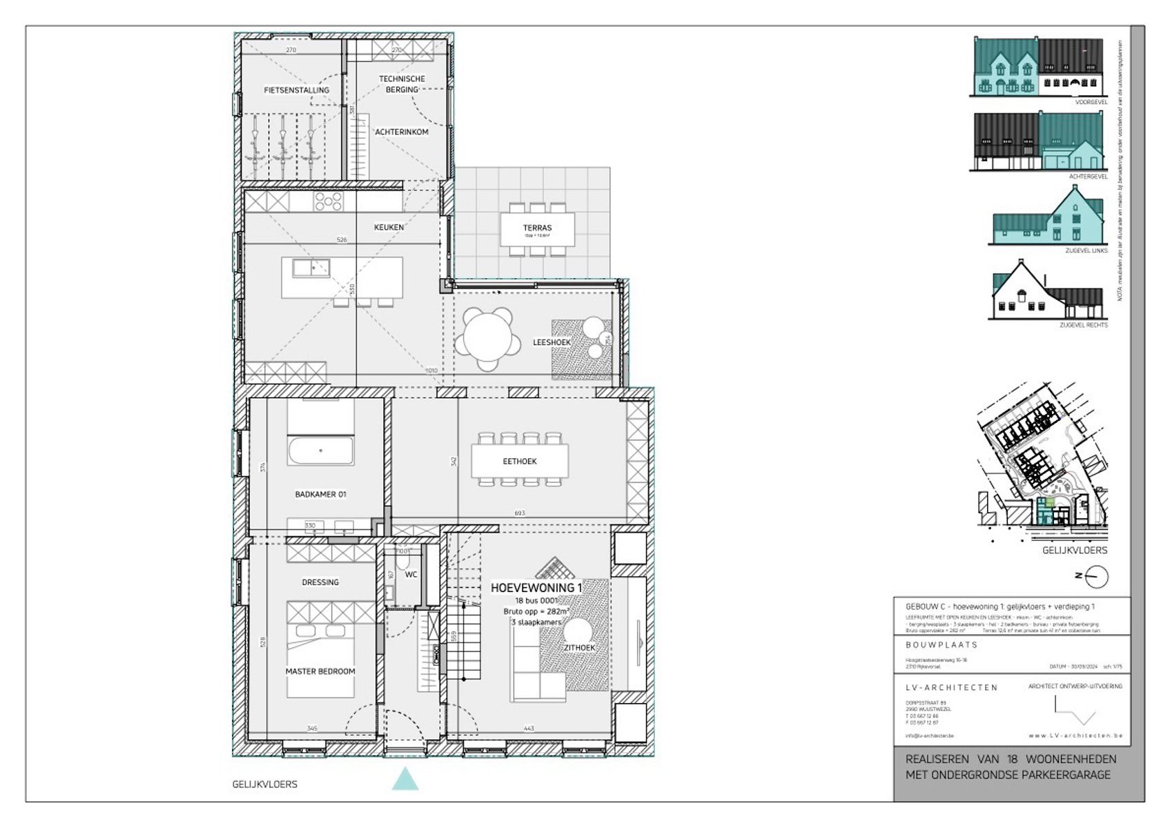 NIEUWBOUWPPROJECT DORPSHOEVE TE RIJKEVORSEL foto 12