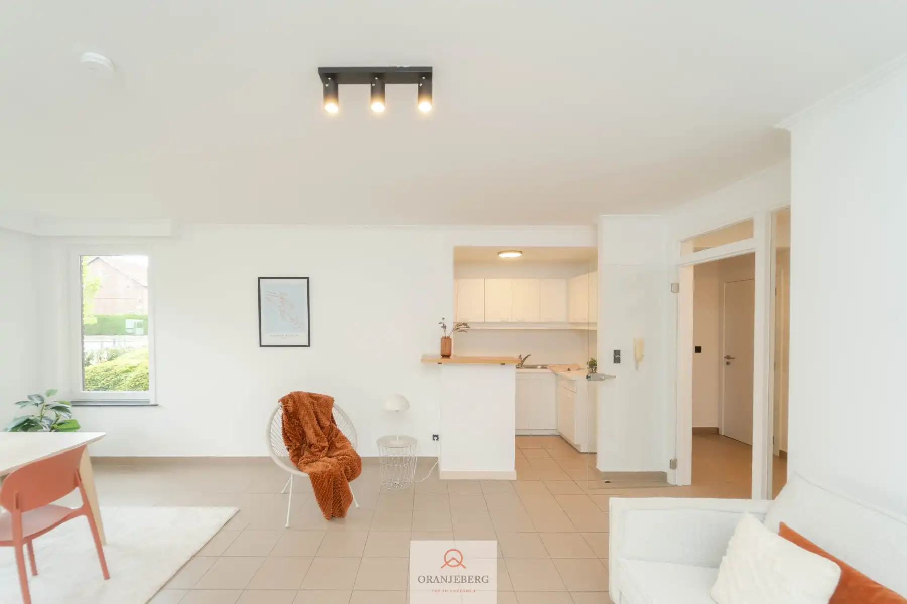 Lichtrijk gelijkvloers 2-slpk appartement met terras, Wondelgem! foto 5