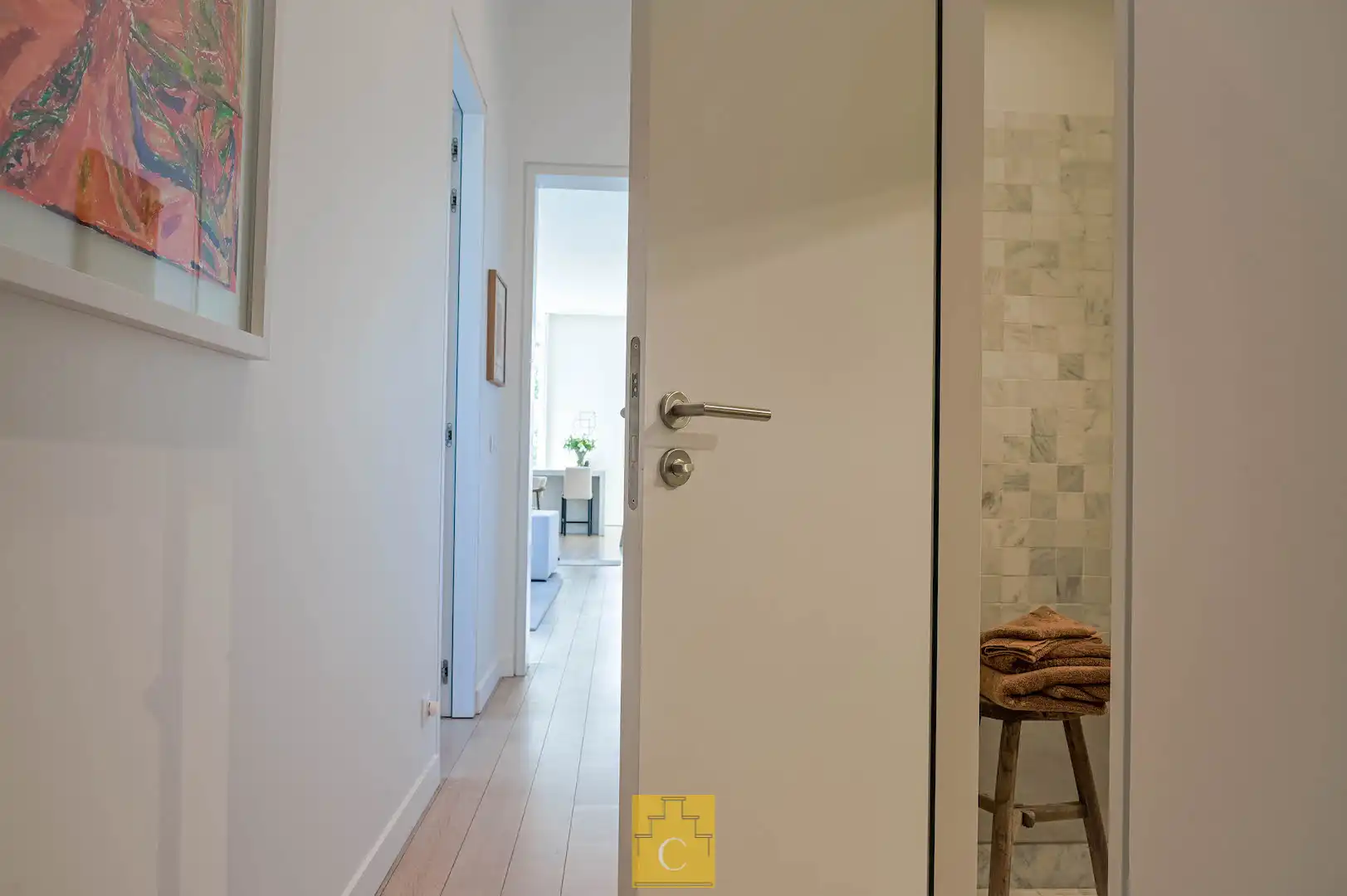 high-end afgewerkt appartement (112 m2) in 18e eeuws stadspaleis ‘Hof de Gros’, toplocatie bij Sint-Jakobskerk, met optionele aankoop parkeerplaats foto 20