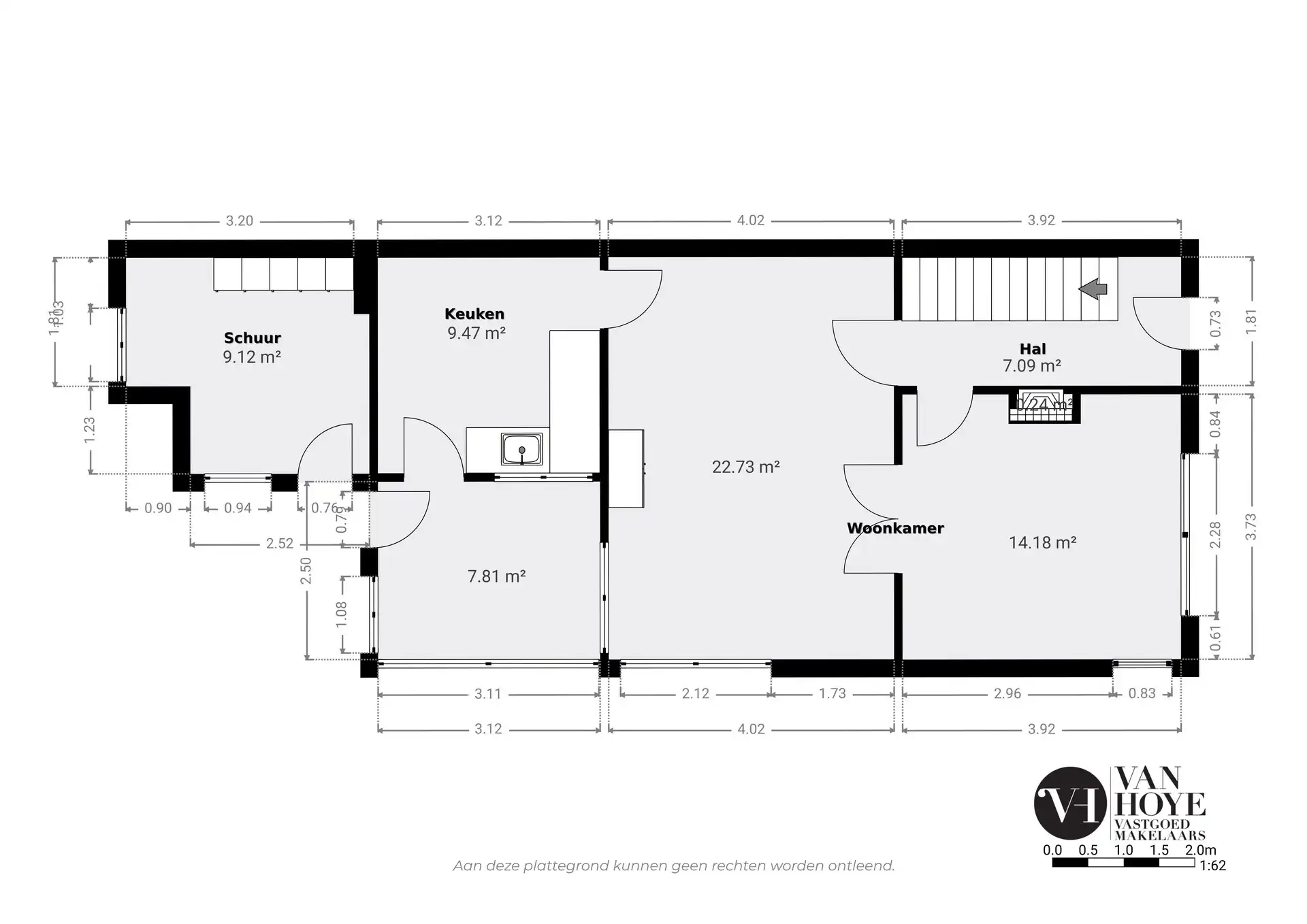 Te renoveren halfopen bebouwing op een perceel van 700m² op rustige ligging te Zele. foto 22