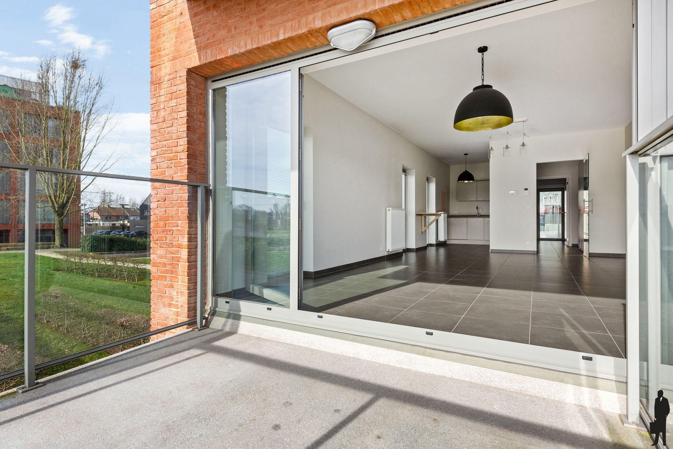 Appartement met 2 slpks en ZO terras met zicht op de Rupel foto {{pictureIndex}}