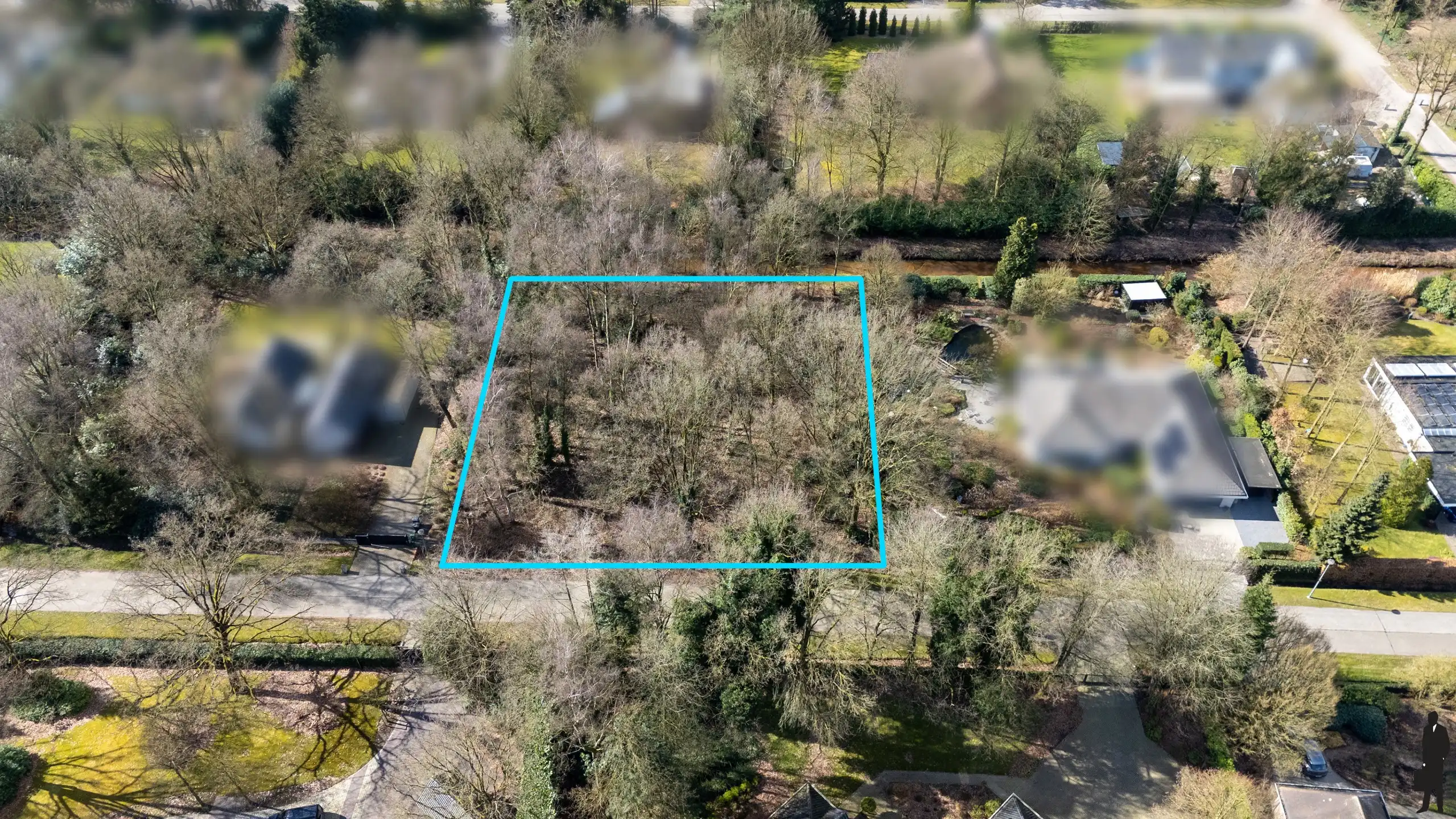 Zuidwest villaperceel van 2.078m² foto 6