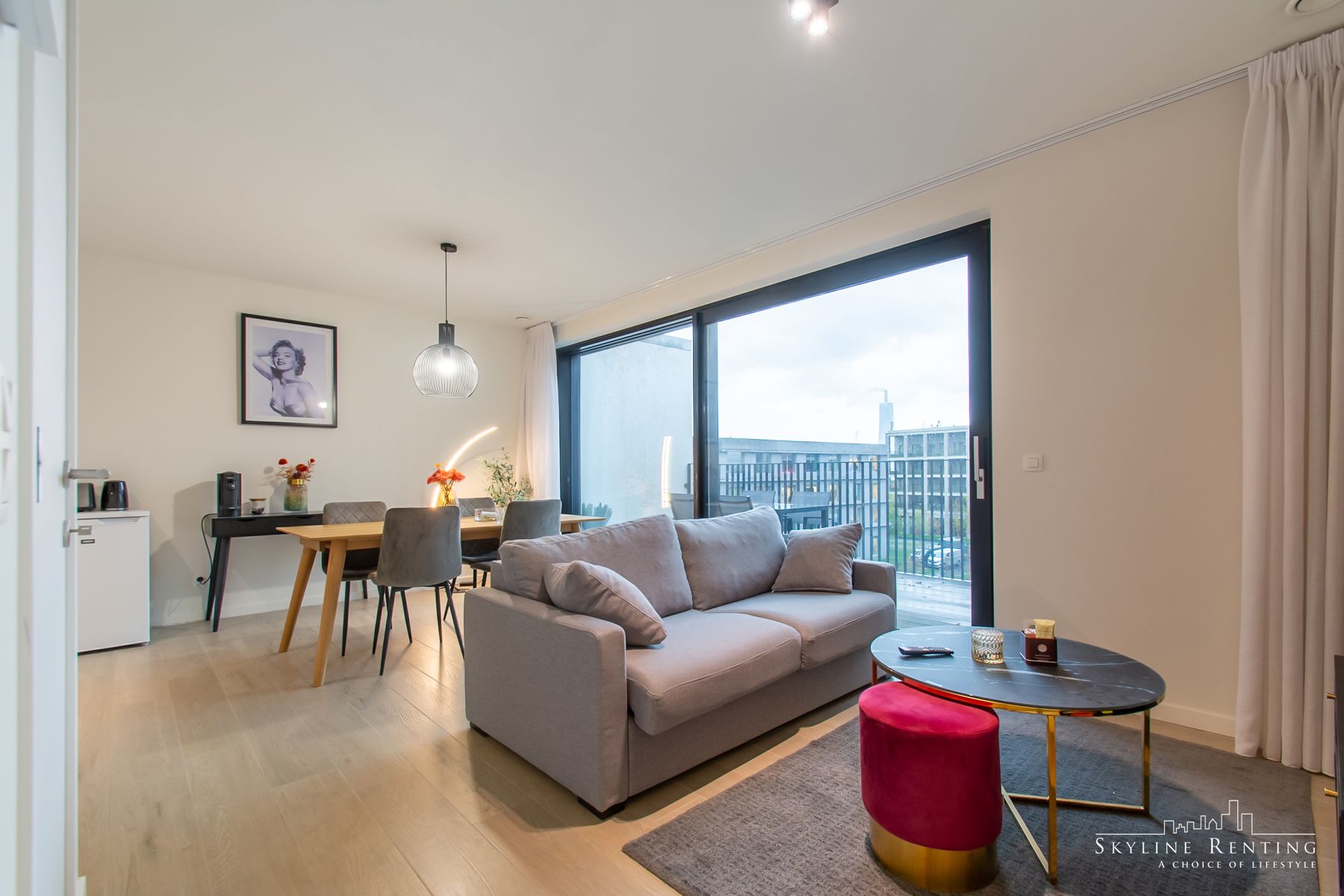 Gezelig lichtrijk gemeubeld 1 kamer appartement foto 3