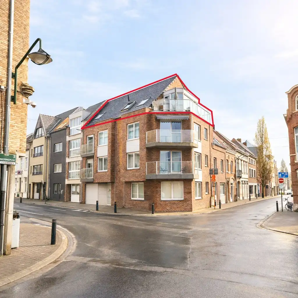 Instapklaar 2-skp appartement met zalig zonneterras, Torhout foto {{pictureIndex}}