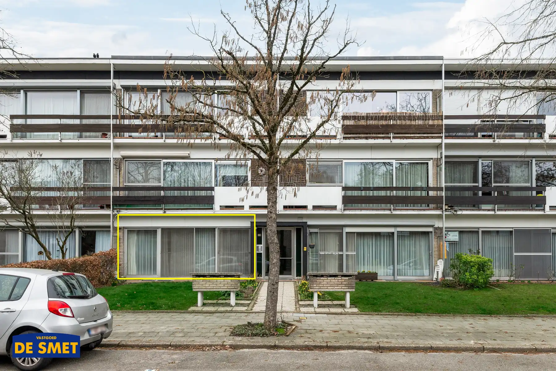 Te renoveren gelijkvloers appartement zonder lift met kelder foto 3