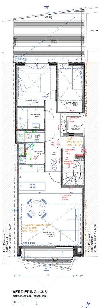 Nieuwbouwappartement met ruim terras foto 2