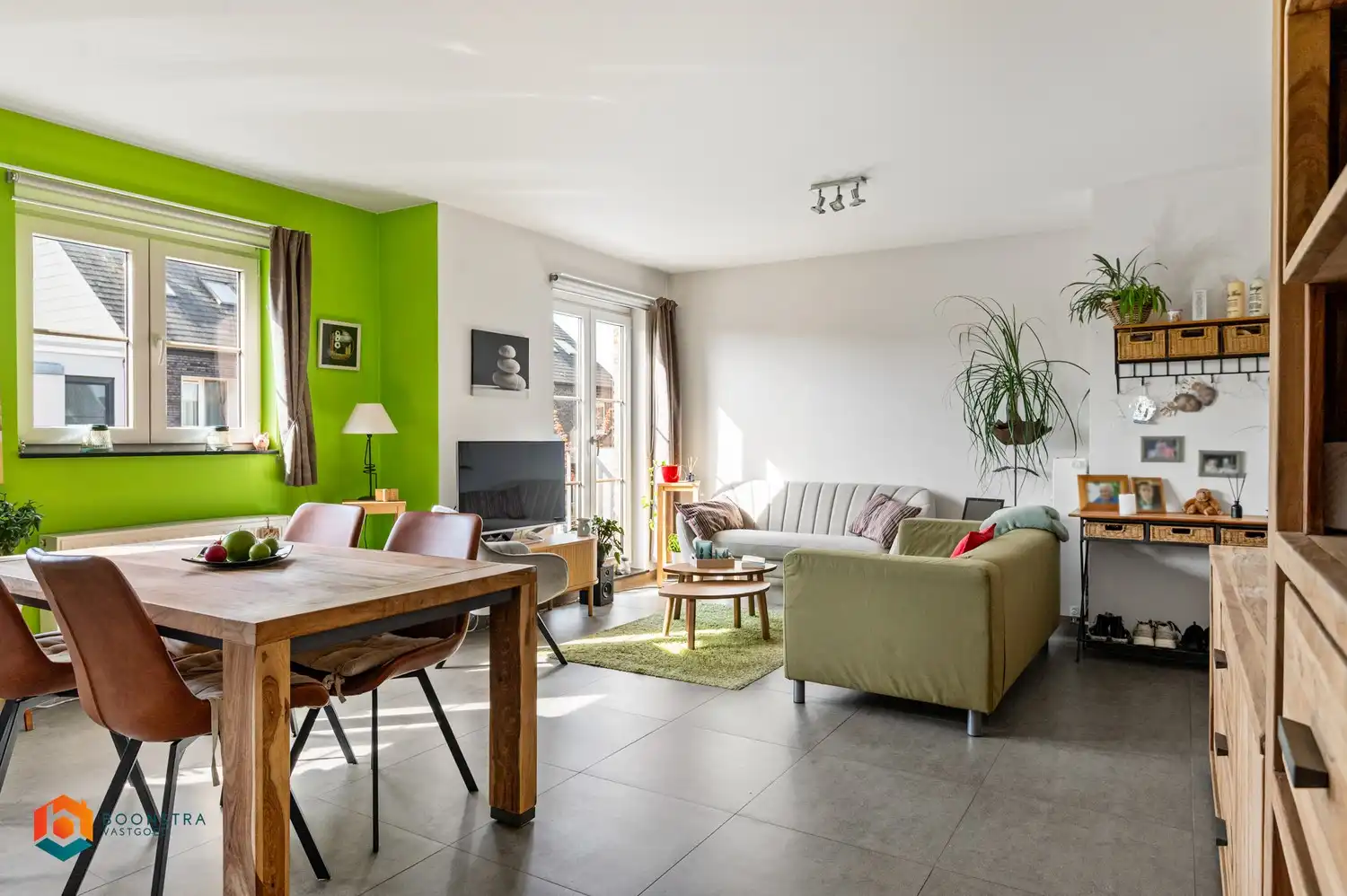 Appartement 2 slpkrs met parkeerplaats, terras en tuin te Booischot foto 2