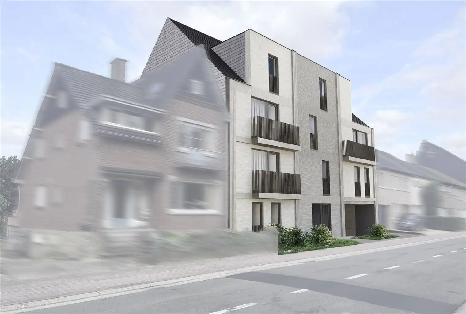 Zeer ruim 1-slaapkamerappartement op de eerste verdieping met uitzonderlijk terras (43m2) en ondergrondse parkeerplaats in hartje Maaseik.  foto 9