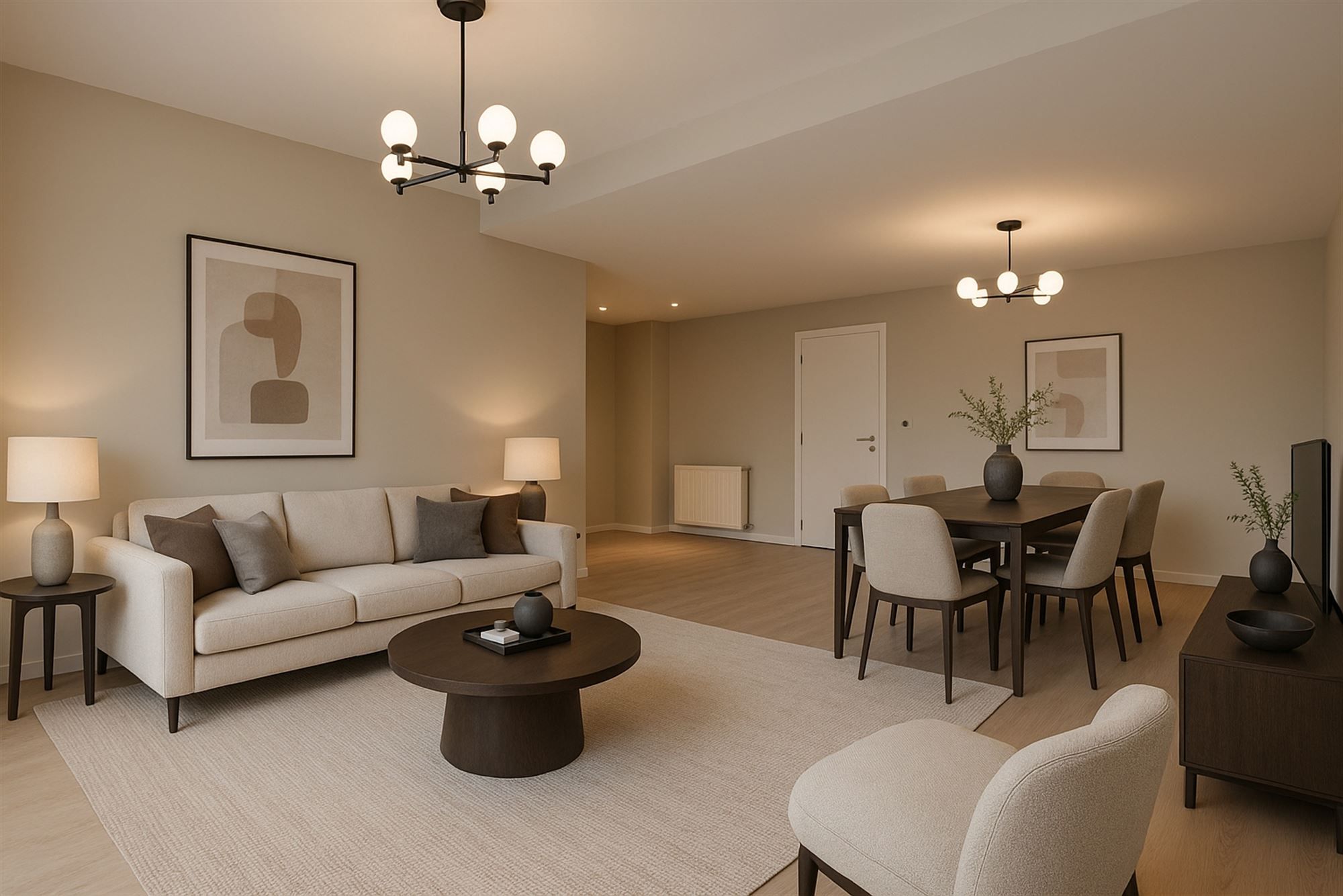 RUIM GELIJKVLOERS APPARTEMENT MET 3 SLKS EN EEN STAANPLAATS OP WANDELAFSTAND VAN HET CENTRUM VAN SINT-TRUIDEN  foto 10