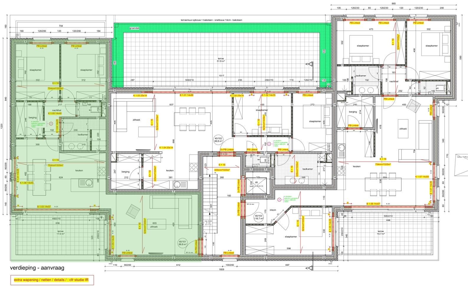 Nieuwbouwappartement op de eerste verdieping met terras en  twee autostandplaatsen foto 5