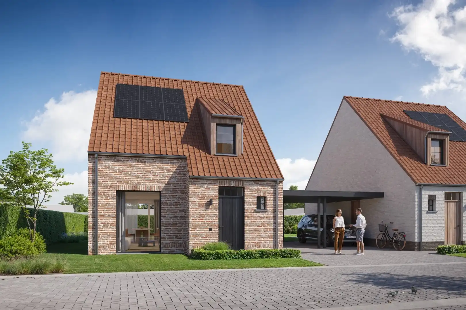 Stijlvolle open bebouwing in Heestert (E-peil 15) foto {{pictureIndex}}