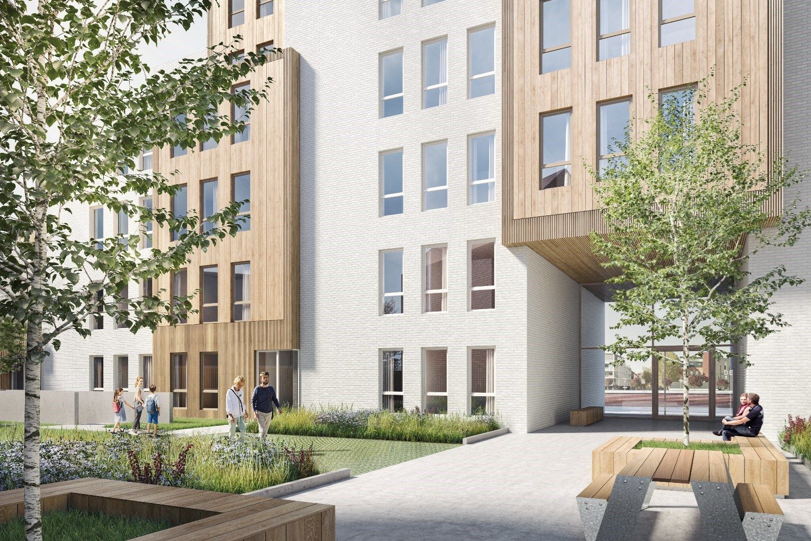 Verhuurd Appartement ( 93,1 m²) aan de Leie met 2 kamers en een terras (van 5,2 m²) foto 13