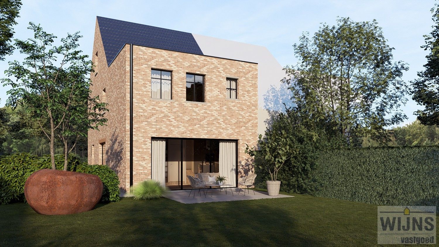 Halfopen nieuwbouwwoning: Ruwbouw winddicht. foto 4