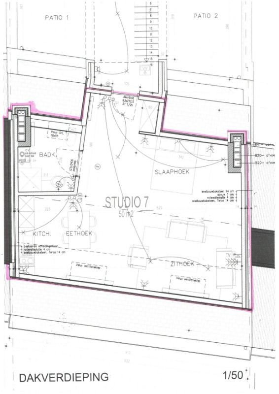 Dakstudio met parking centrum Geel! foto 18