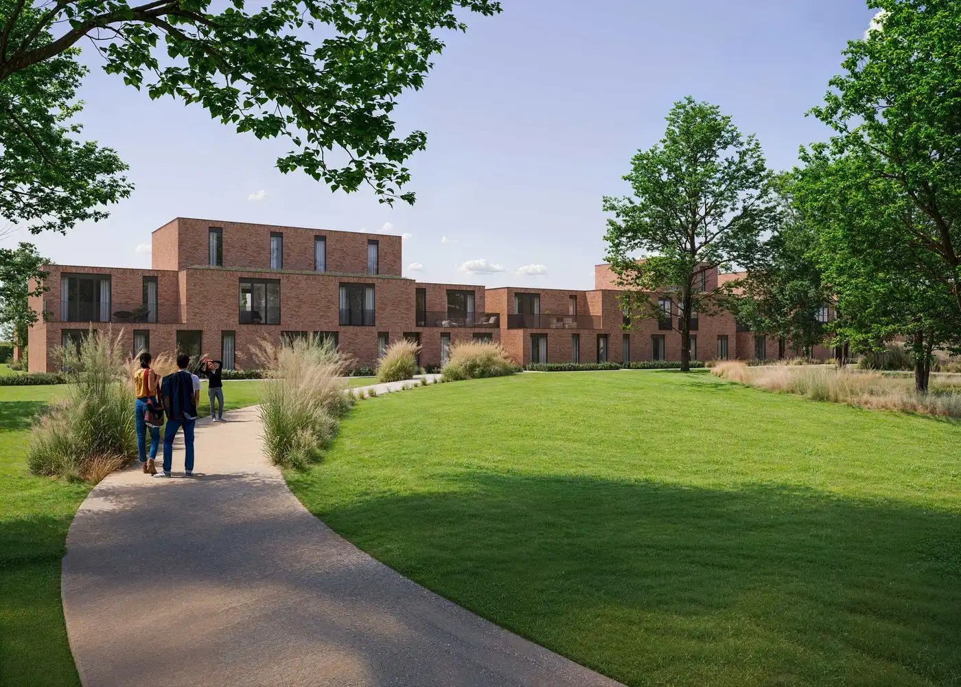 Gelijkvloers nieuwbouwappartement met ruim terras en privatief tuintje in een prachtige parkomgeving foto 2