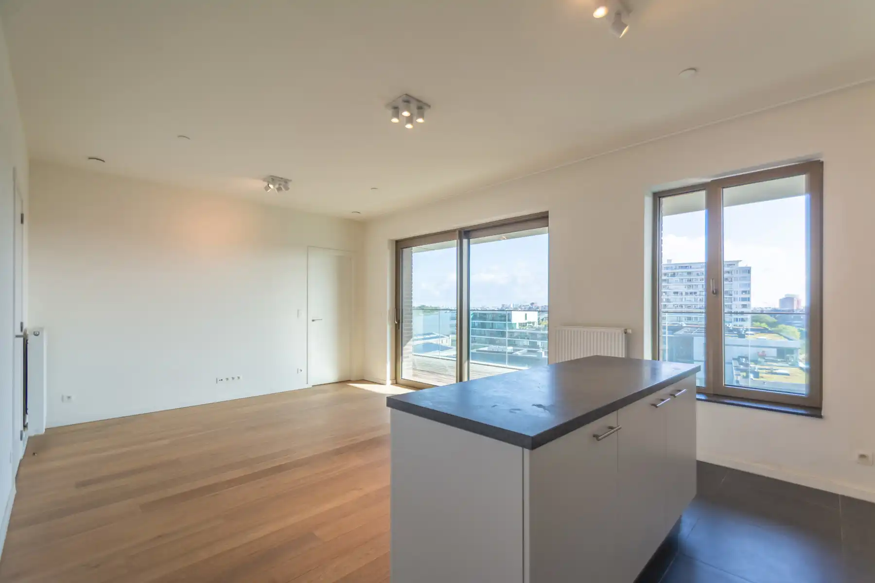 Ongemeubeld 1 slaapkamer appt. met zicht op de Schelde foto 3