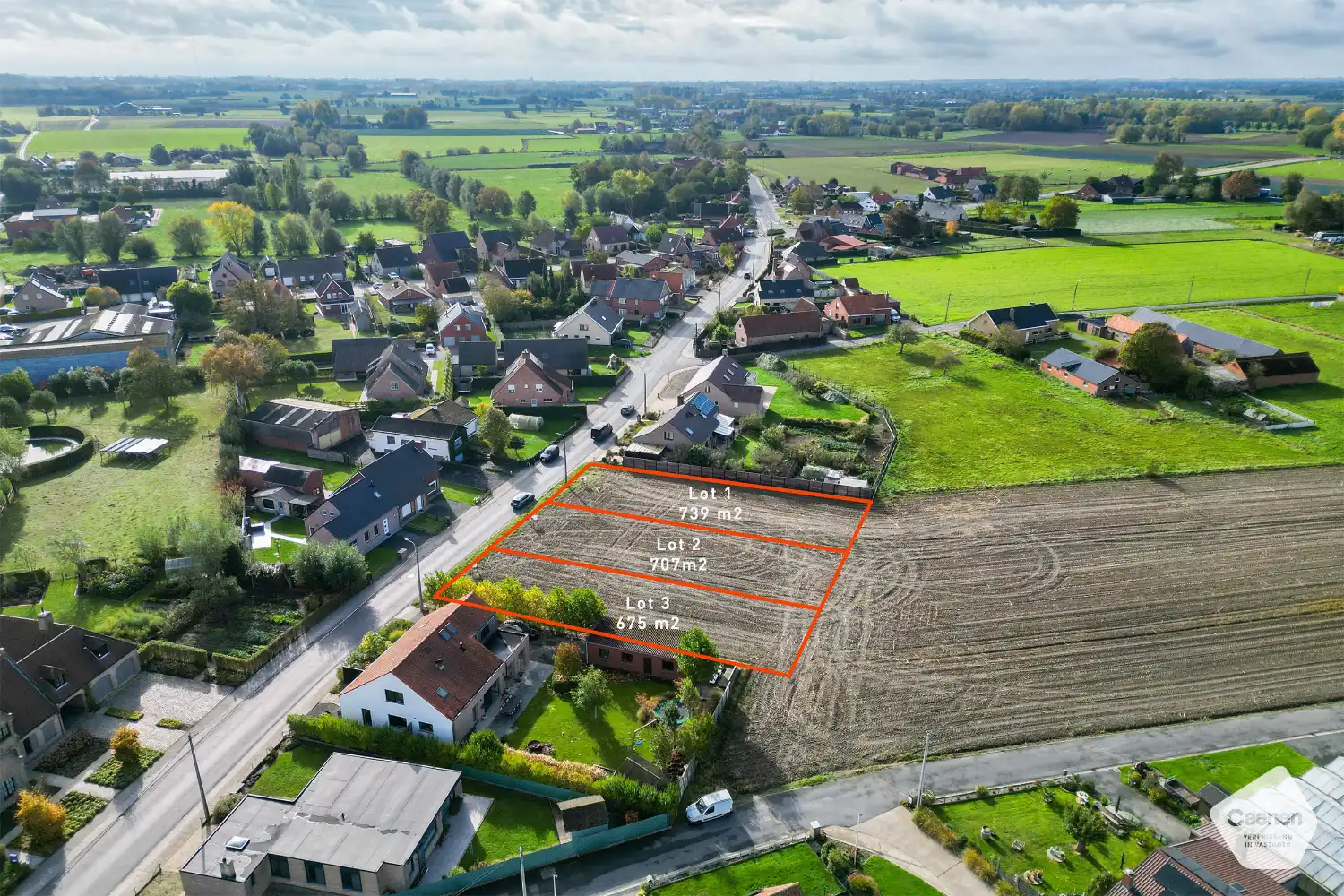 Mooi perceel voor open bebouwing op landelijke ligging – Ruddervoorde foto 3