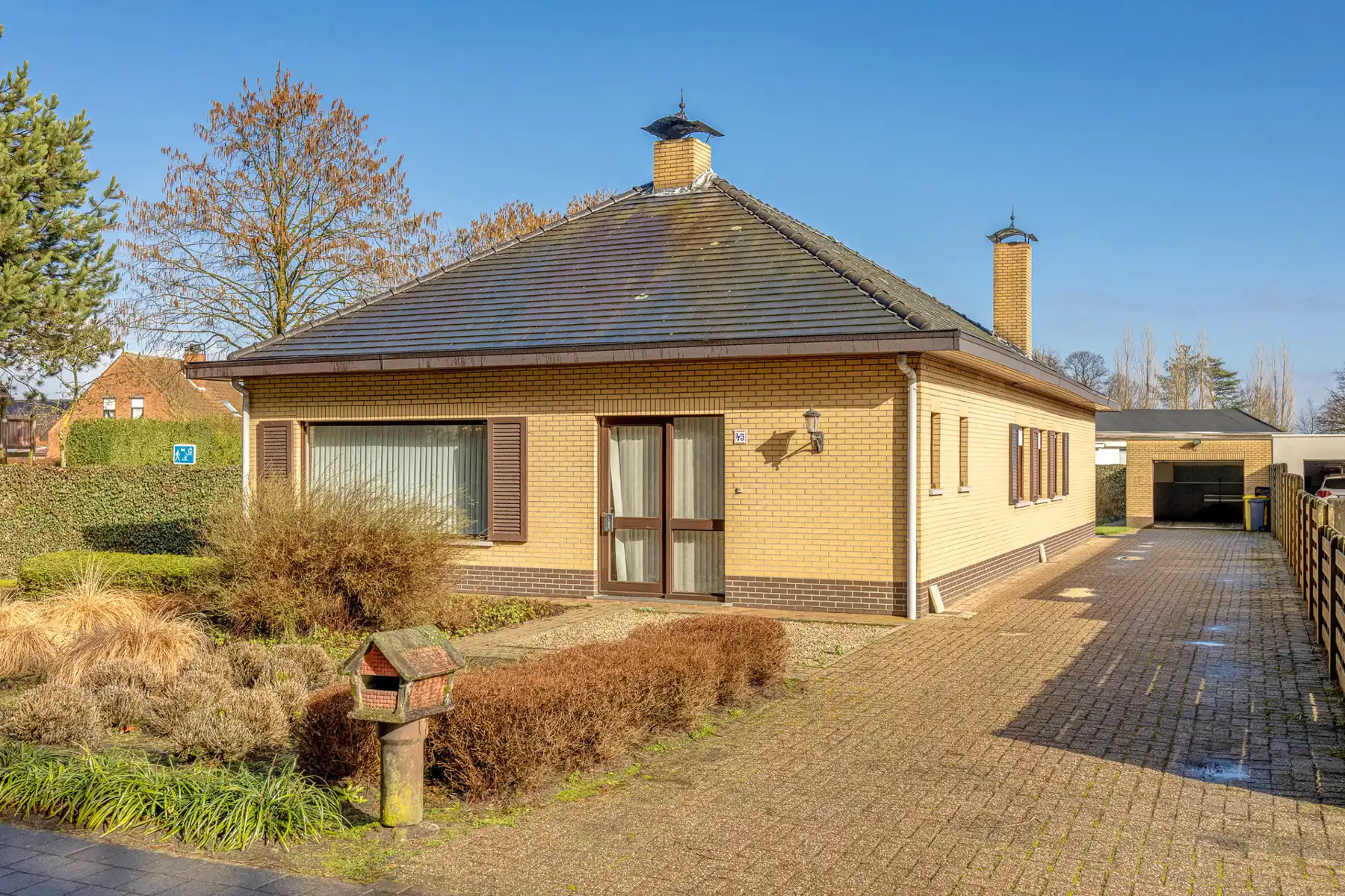 Hoofdfoto van de publicatie: Laagbouwwoning met 2 slaapkamers aan de Kolonie van Merksplas. 