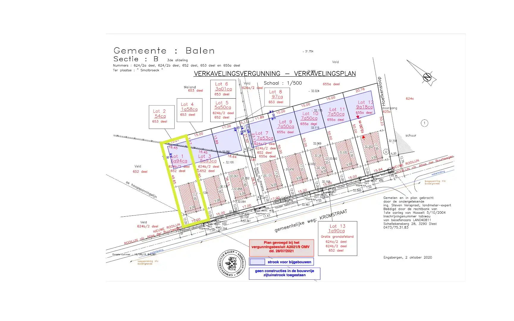 Rustig gelegen bouwgrond van 748 m² voor een ruime OB te Balen-Olmen !  foto 5