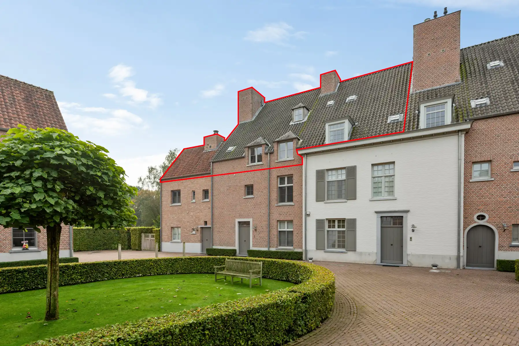 Exclusief duplex dakappartement met zicht op weiland. foto 31