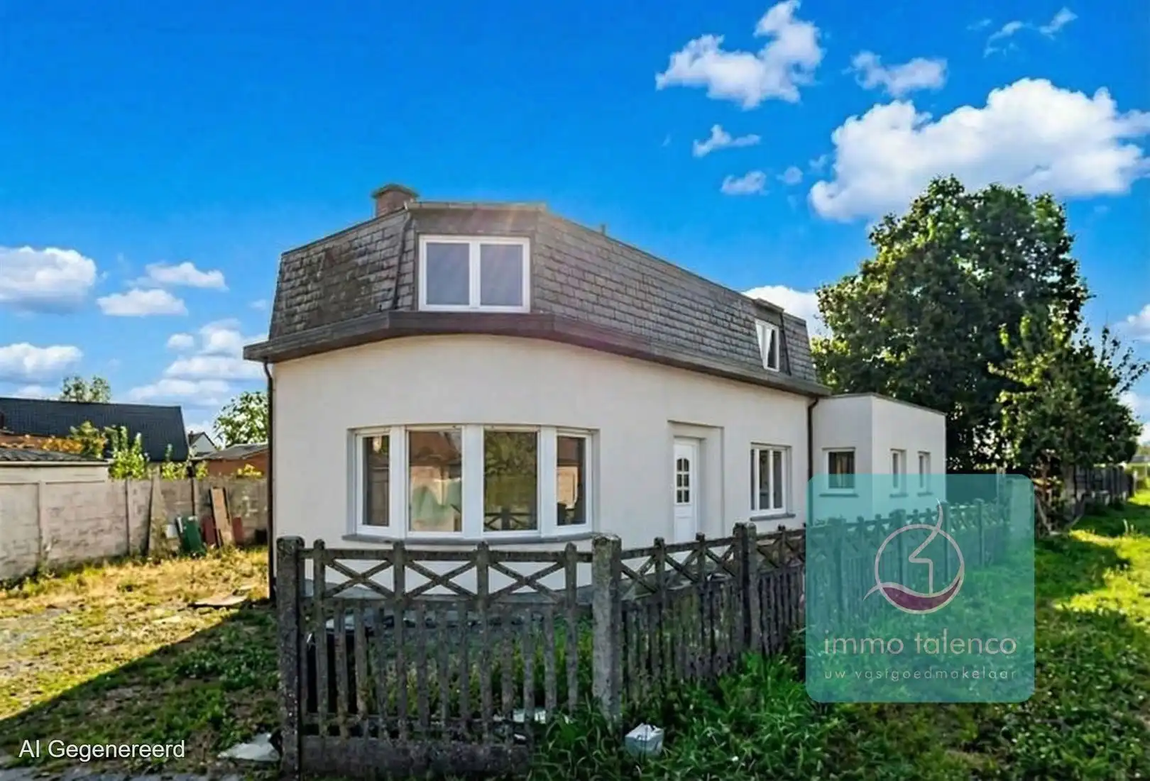 Hoofdfoto van de publicatie: Open bebouwing - 6 are 20 ca - 3 slpks - garage - tuin