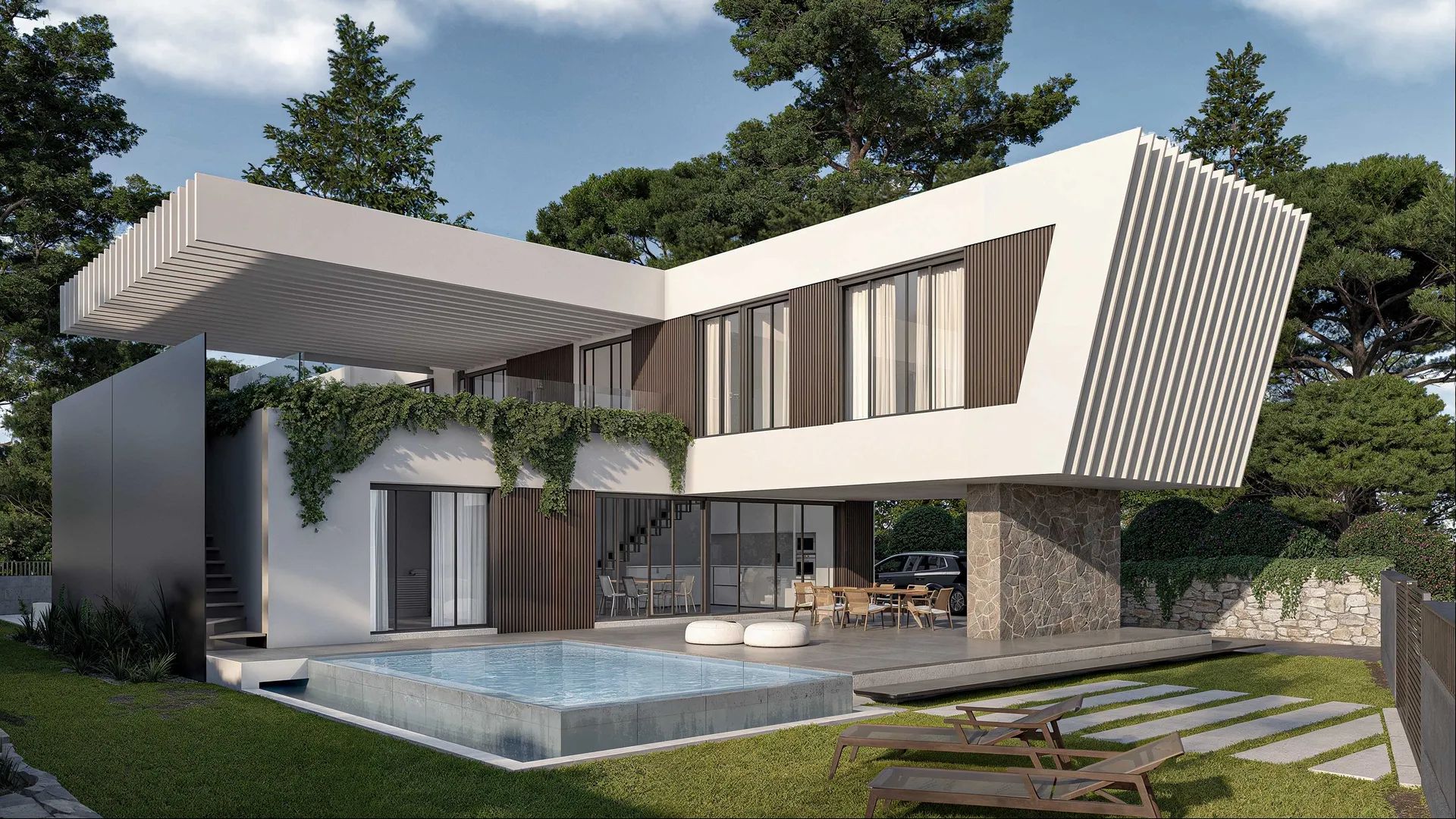 Wonen in stijl op de New Golden Mile – luxe villa met privézwembad vlak bij golf en zee foto {{pictureIndex}}