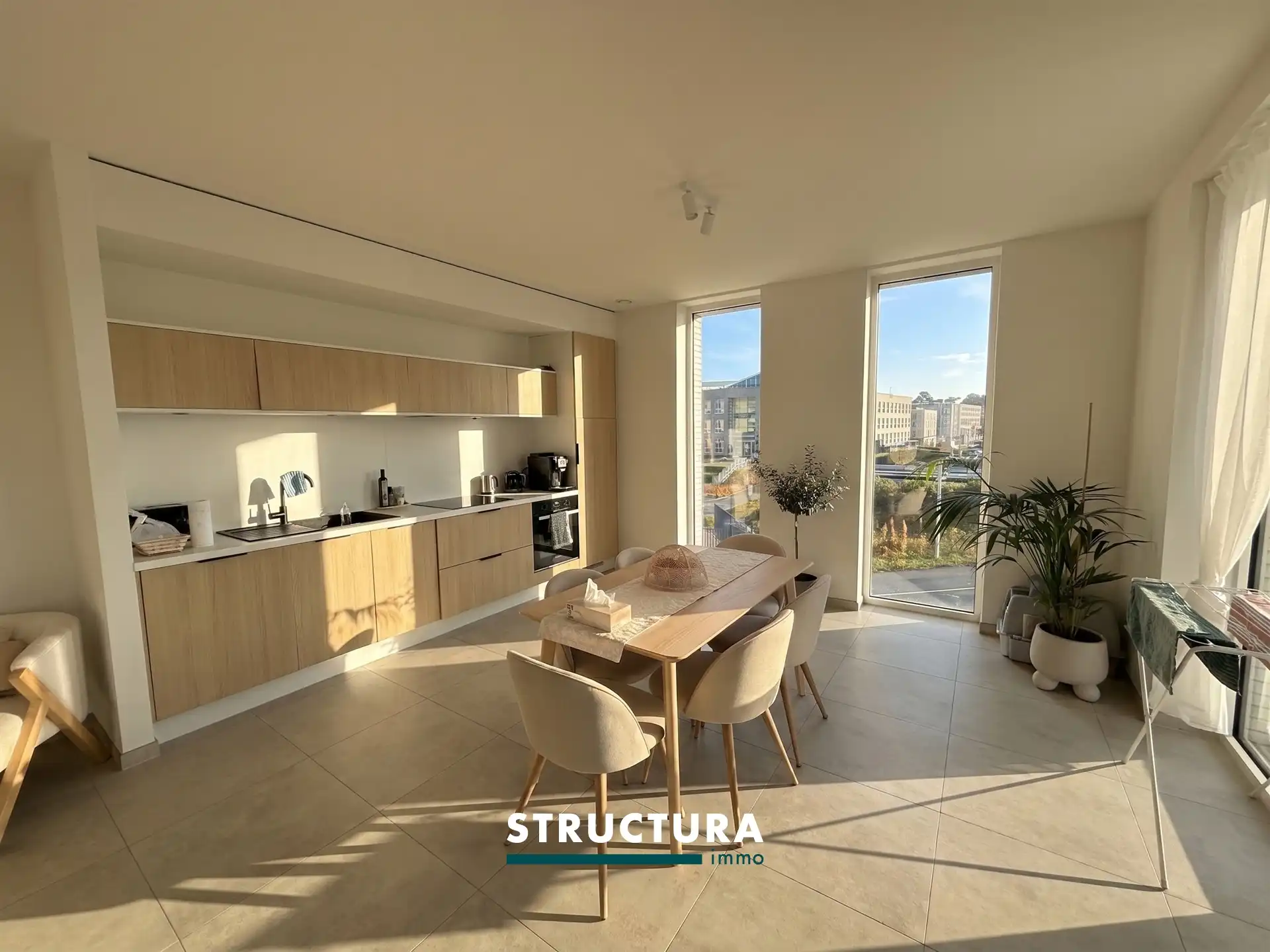 Nieuwbouwappartement met 2 slaapkamers en terras foto 3