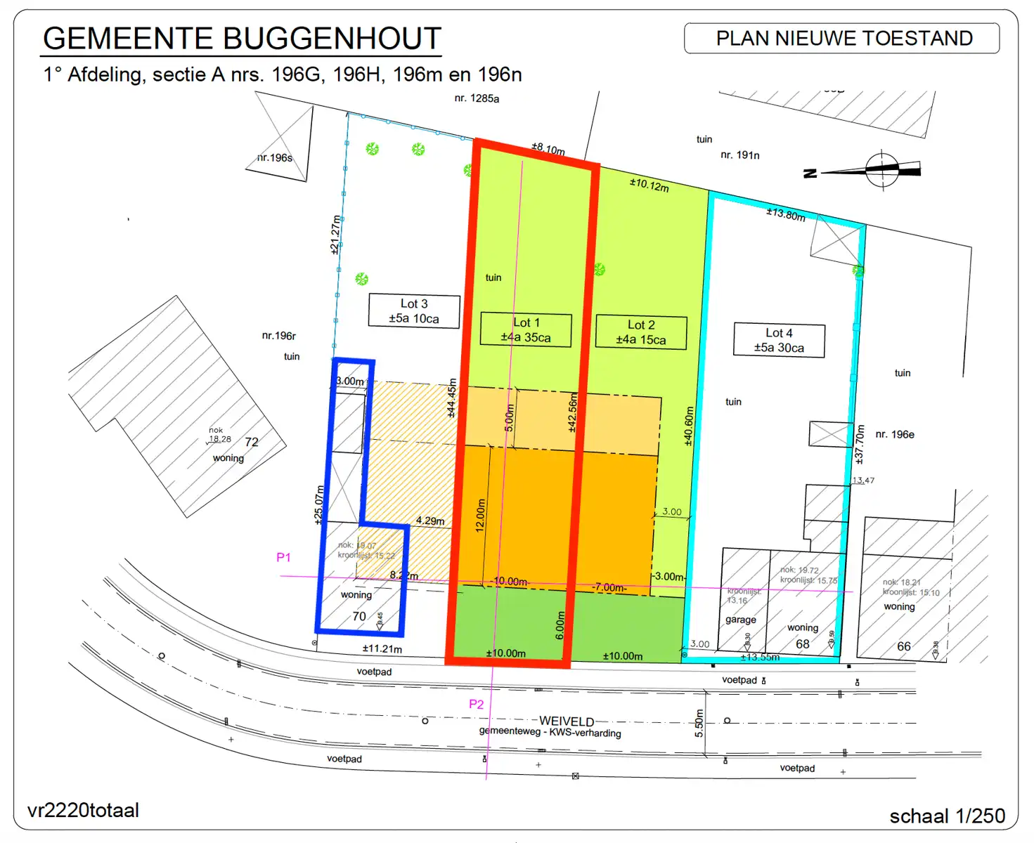 Ruime bouwgrond voor een gesloten bebouwing op top-locatie. foto 2