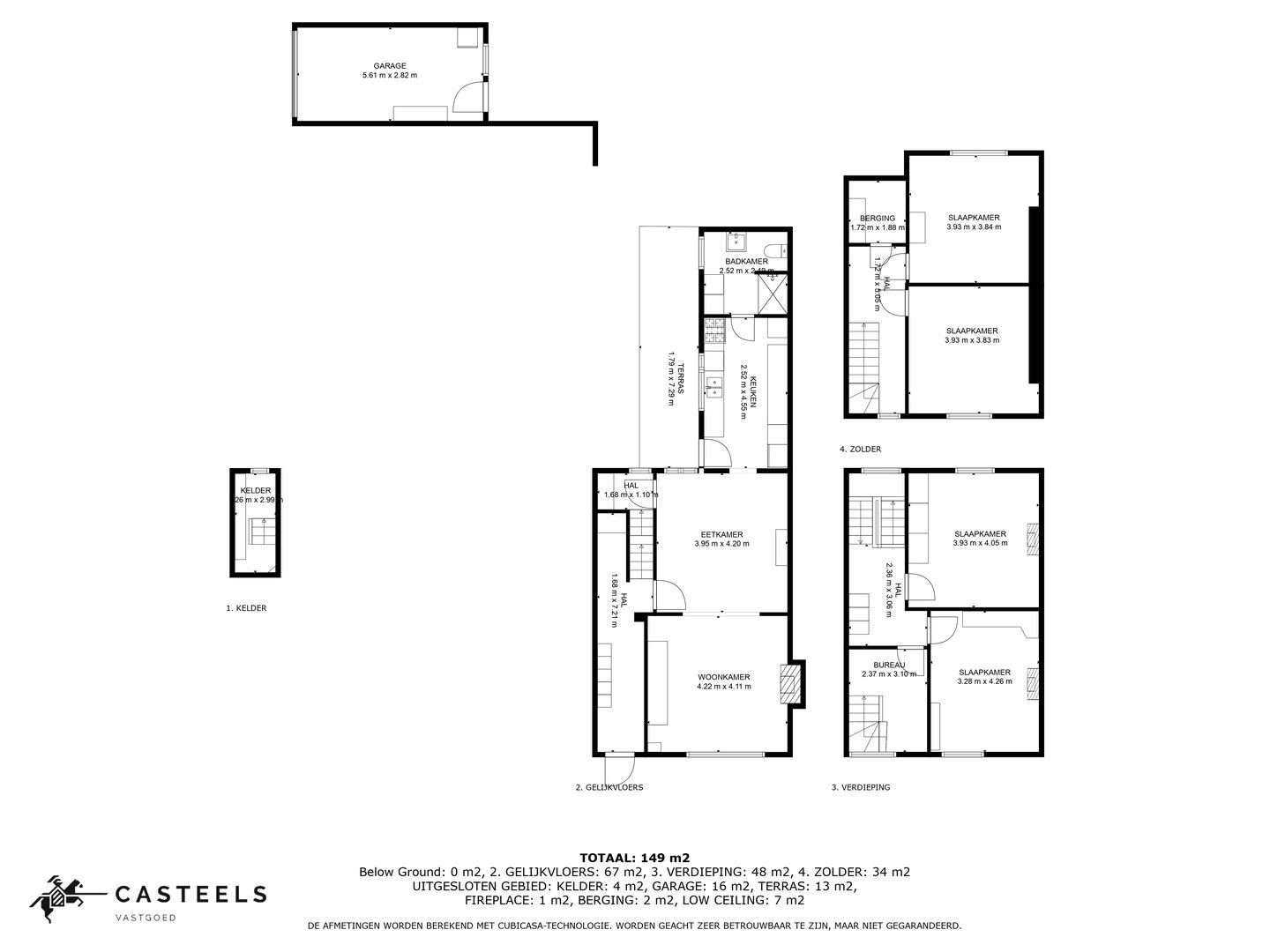 Ruime woning te Merelbeke met gezellige tuin en garage foto 23