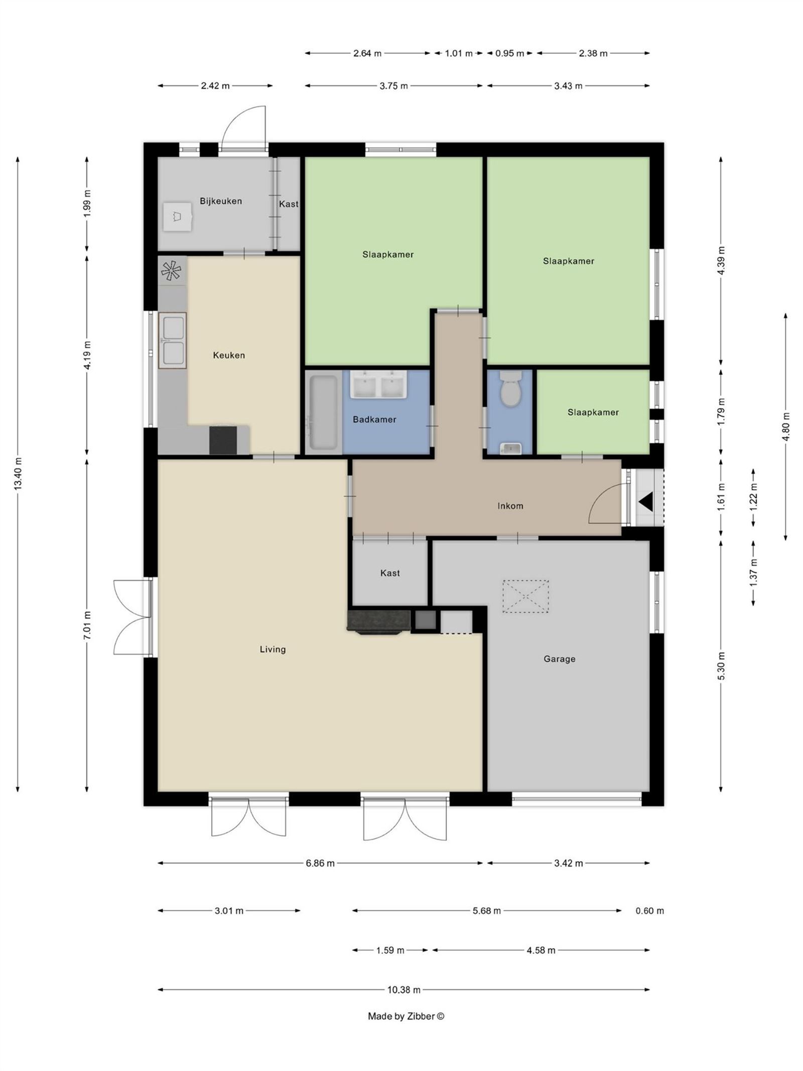 Woning te koop met 3 kamers te Meerbeke foto 3