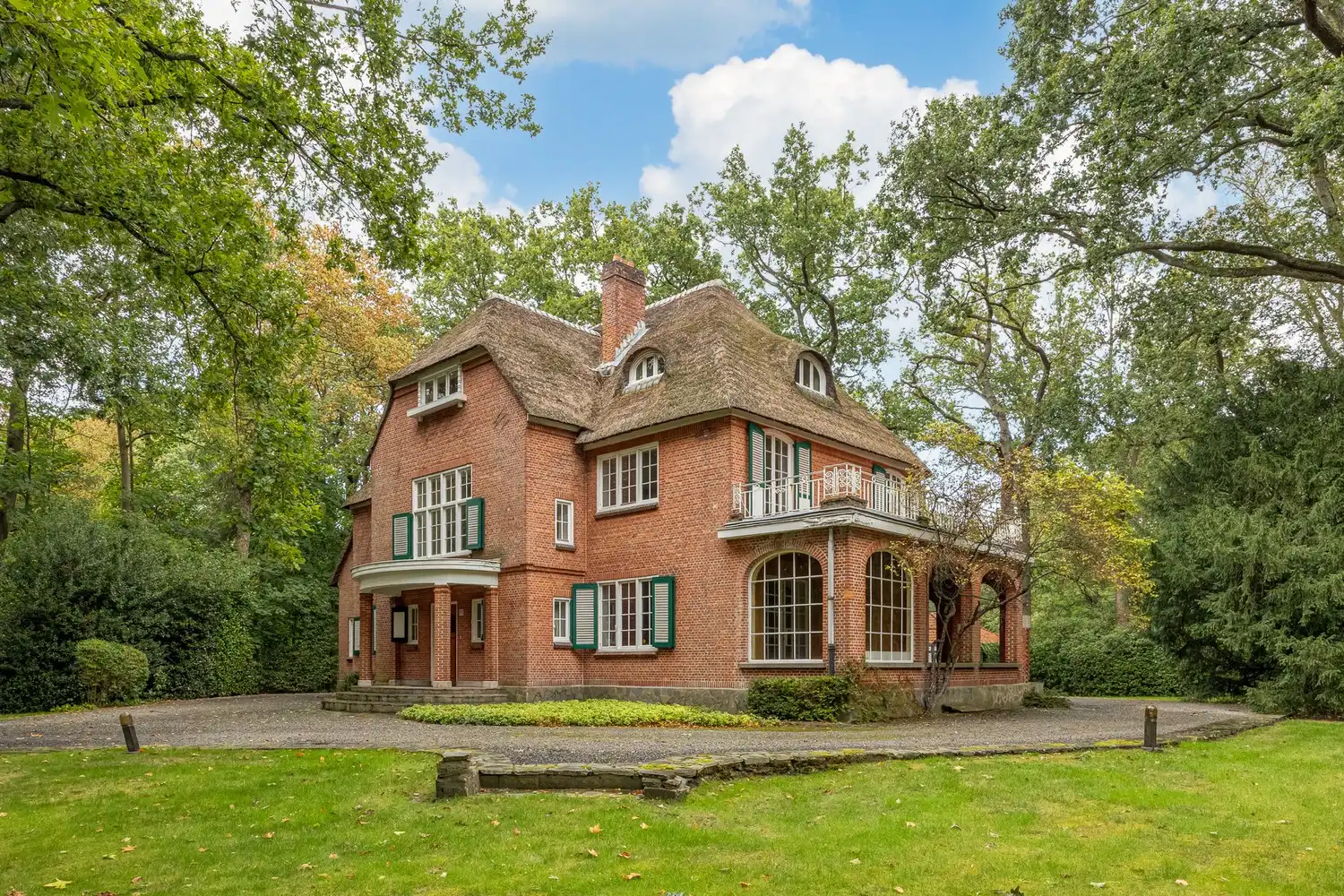 Karaktervolle te renoveren rietgedekte villa op een uitzonderlijk parkdomein van 9127 m² in Vriesdonk foto 7