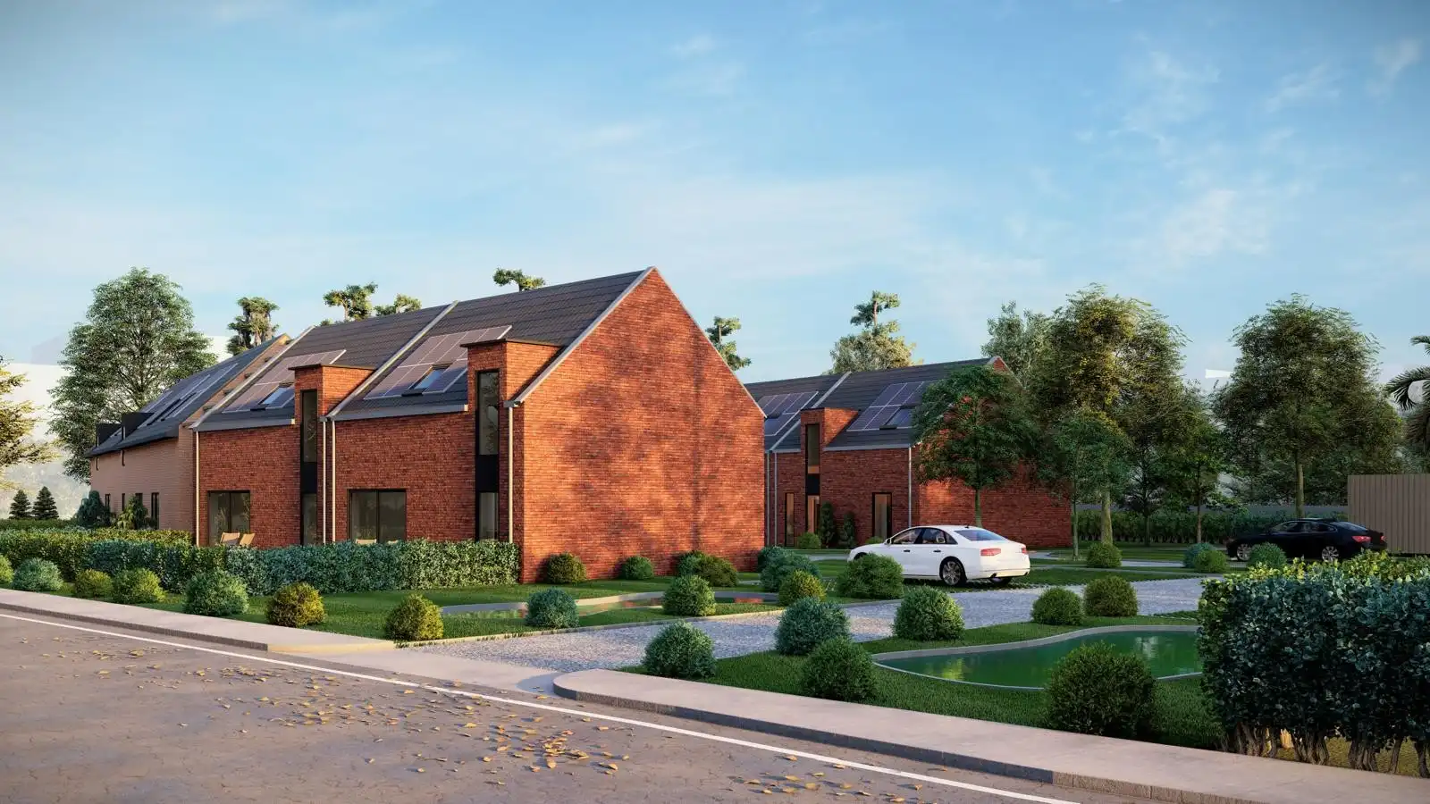 PROJECT BERENHOF: NIEUWBOUWWONING MET 3 SLPKS - Veldwezelt foto {{pictureIndex}}