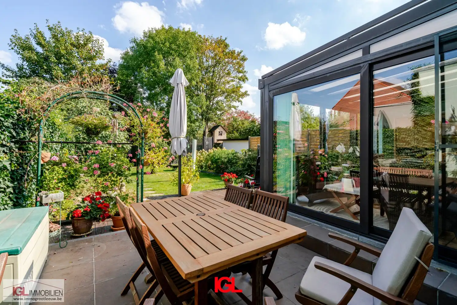 Authentieke rijwoning met zonnige tuin op wandelafstand van het centrum Ruisbroek foto 19