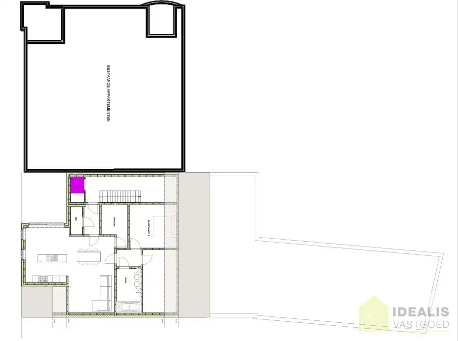 IDEALIS VASTGOED - OVERDRACHT AANDELEN PATRIMONIUMVENNOOTSCHAP MET IN HAAR ACTIEF MEERDERE ONROERENDE GOEDEREN GELEGEN TE STADSWAAG 3, STADSWAAG 5, STAD 1, STAD 3 en GROENSTRAAT 5, ALLEN IN HET CENTRUM VAN HAMONT (HAMONT-ACHEL)! – Geschikt voor zij die zoeken naar een interessante investering met verschillende mogelijkheden waaronder een vernieuwbouw bestaande uit 10 appartementen. foto 12