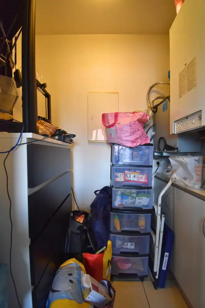 Appartement met 2 slaapkamers, garage en gemeenschappelijke tuin te huur in Sint-Pieters-Leeuw foto 8