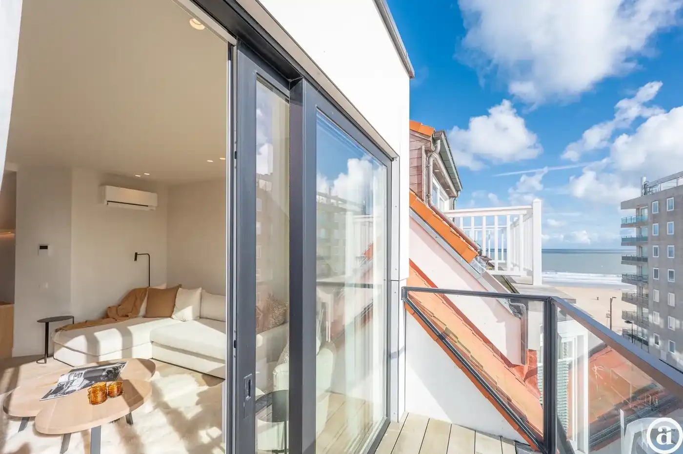 Nieuwbouw duplex-appartement met airco te Zoute (Kustlaan)   foto 4