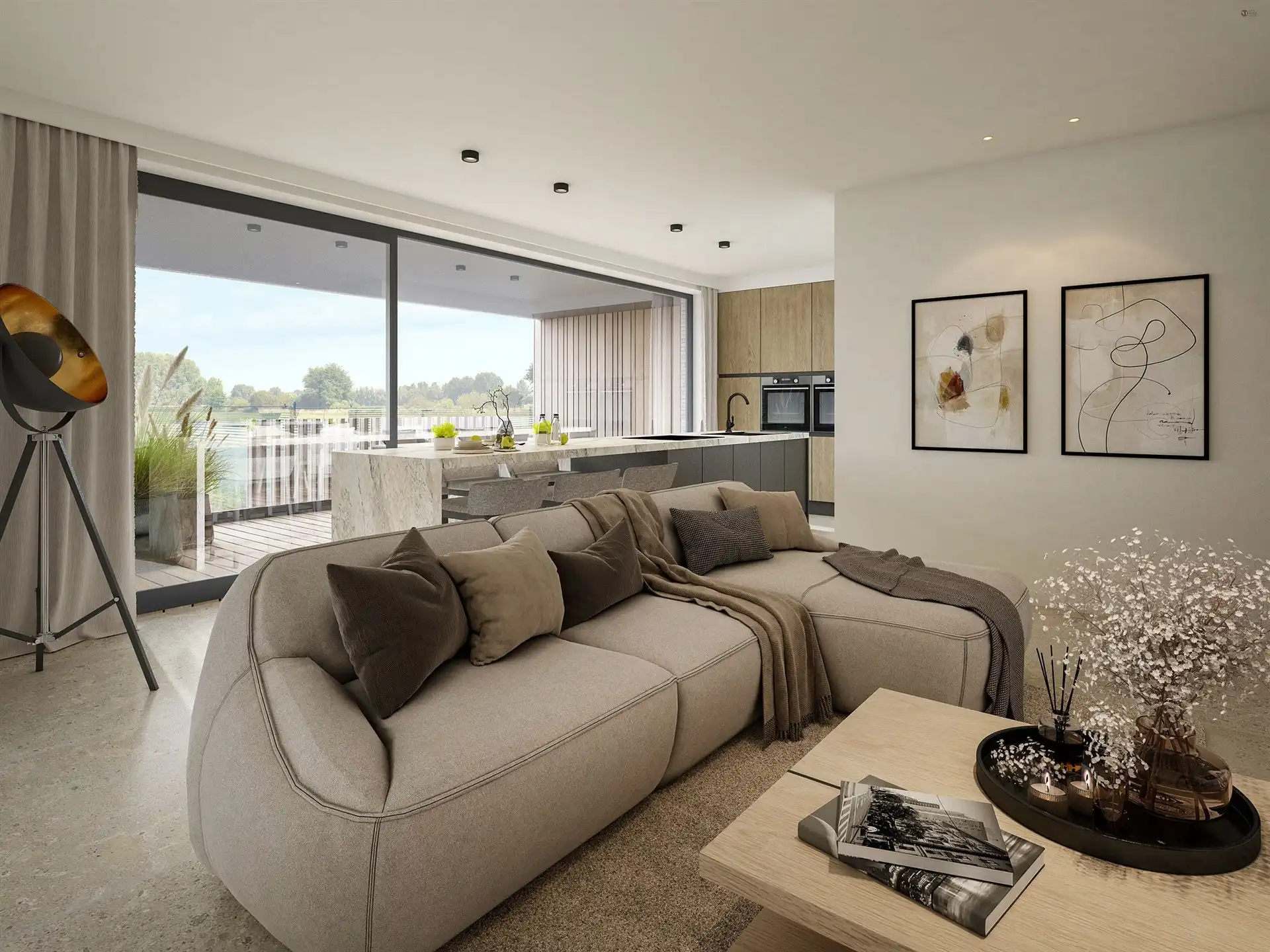 Penthouse met 2 slaapkamers foto 2