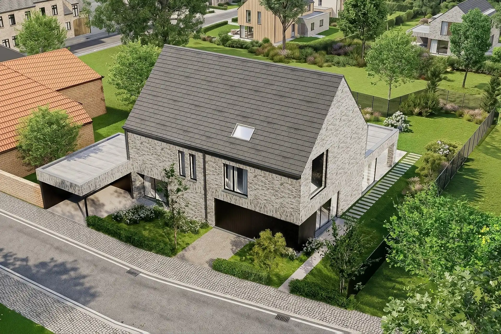 Hoogwaardige casco nieuwbouwwoning met carport in Berlare foto 6