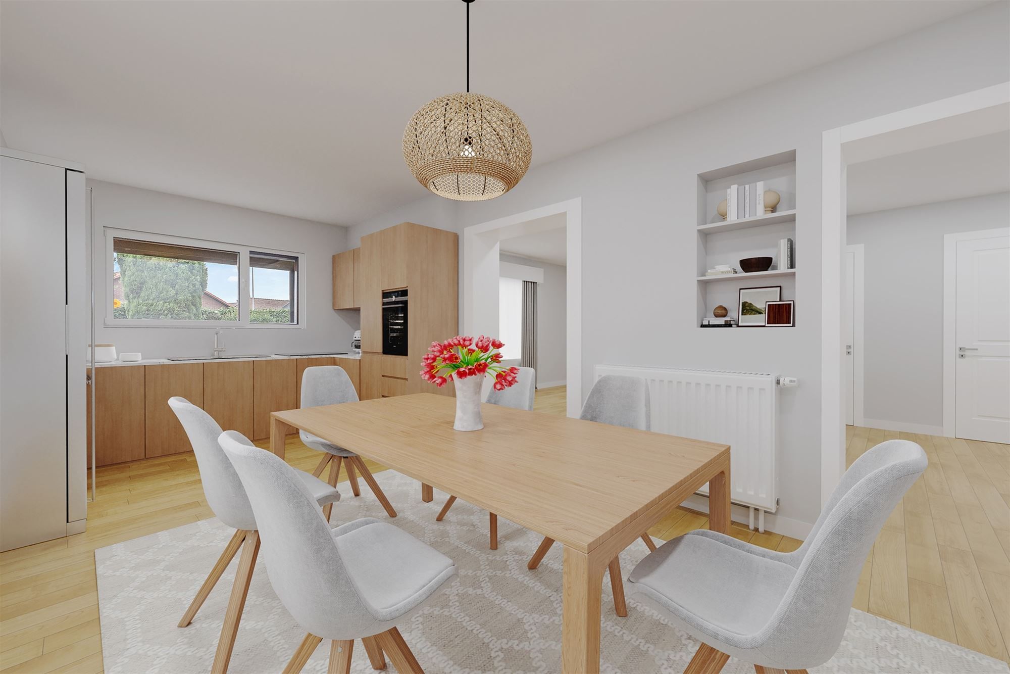 OP TE FRISSEN WONING MET 4 SLAAPKAMERS RUSTIG GELEGEN OP EEN PERCEEL VAN 7A41CA TE PAAL foto 8