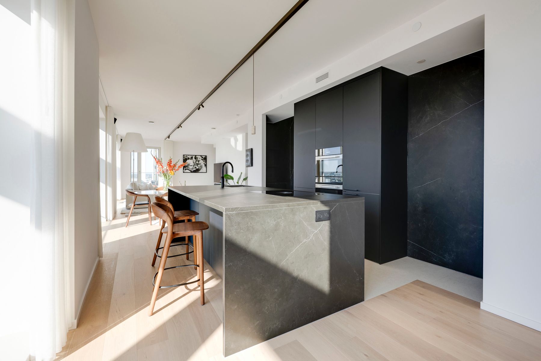 Penthouse met grote terrassen en pano zicht op ’t Eilandje foto 13