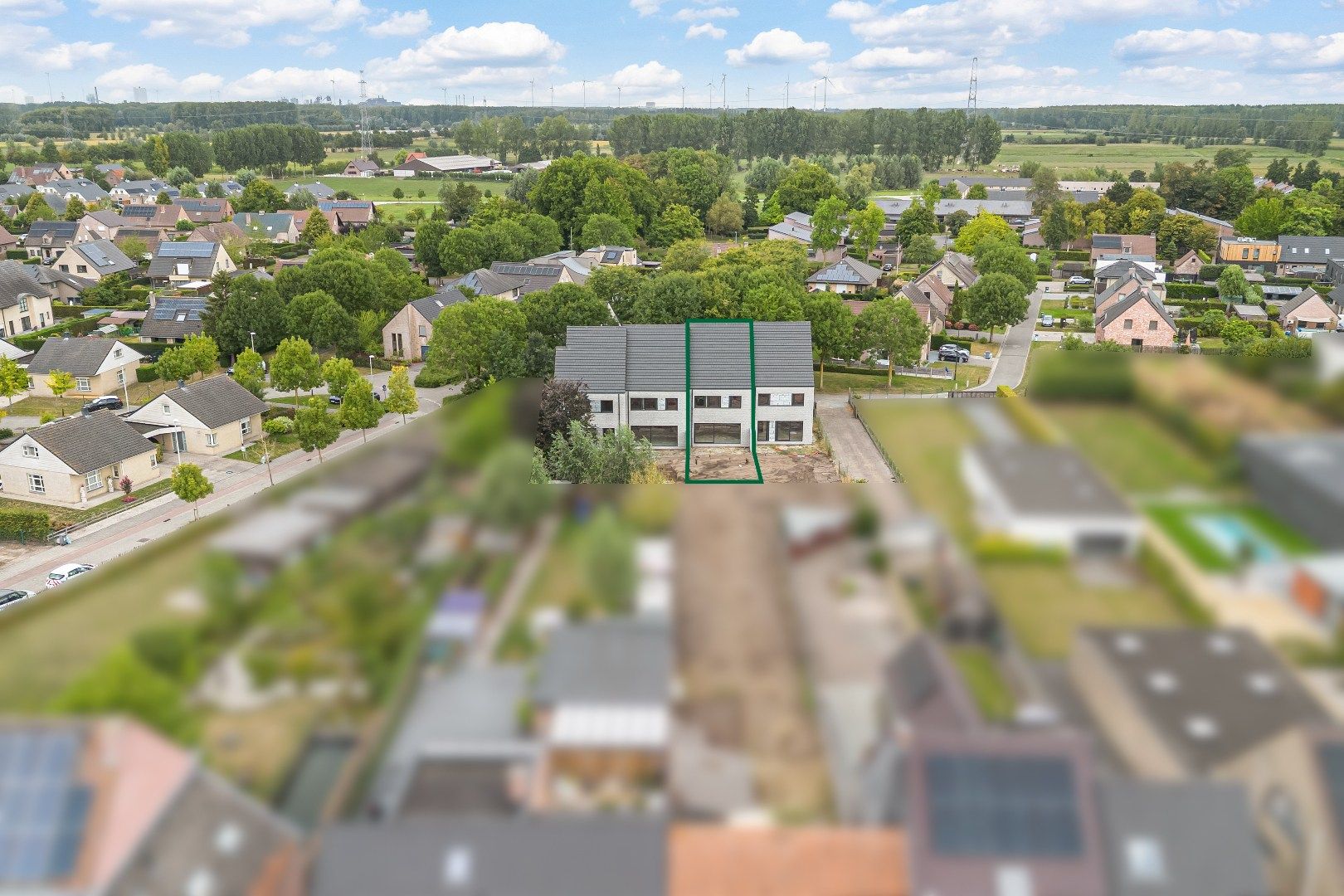 Nieuw gesloten BEN-woning in een doodlopende straat, aan een groenzone foto 2