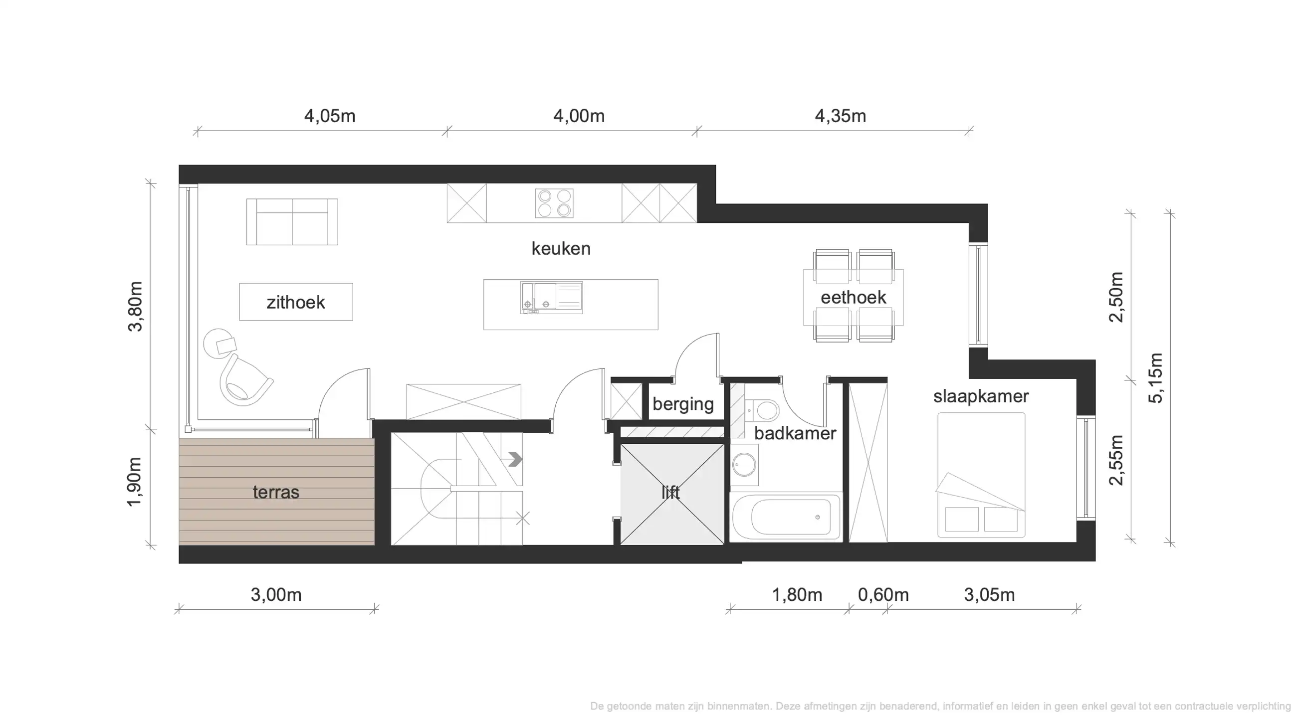 Nieuwbouw: Lichtrijk éénslaapkamerappartement op toplocatie foto 11