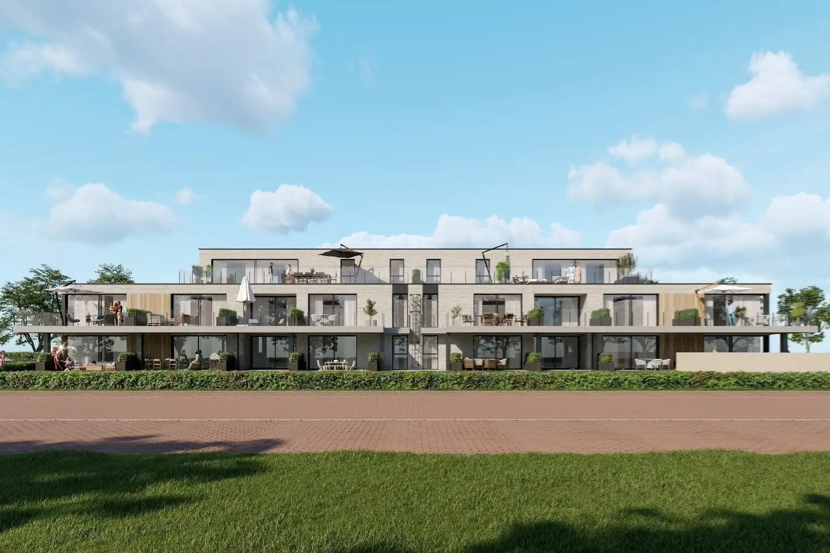 KNAP ARCHITECTURAAL WOONPROJECT IN HET CENTRUM VAN KERMT foto 12