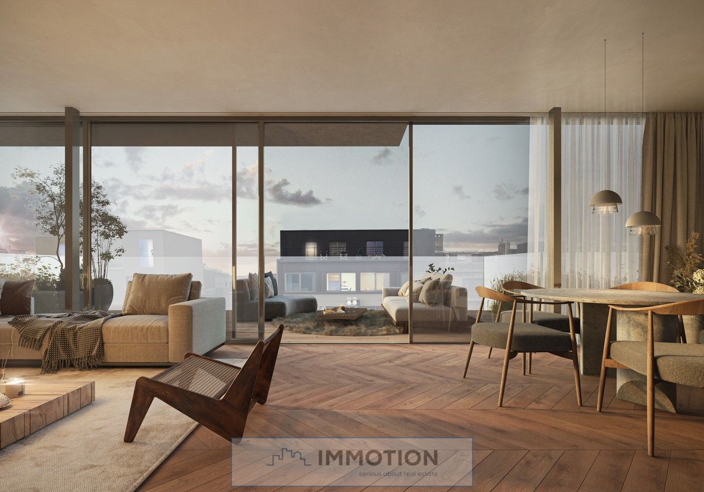 Square One : parel in het centrum van Kortrijk -  Exclusief duplex penthouse op verdieping 6 en 7 foto 2
